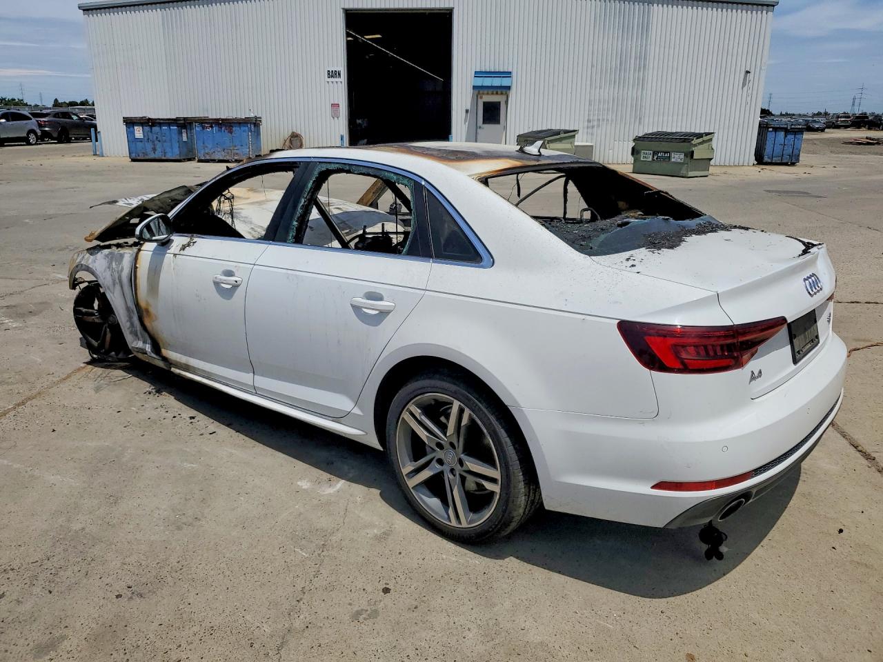 2018 Audi A4 Premium Plus White vin: WAULMAF48JN007376