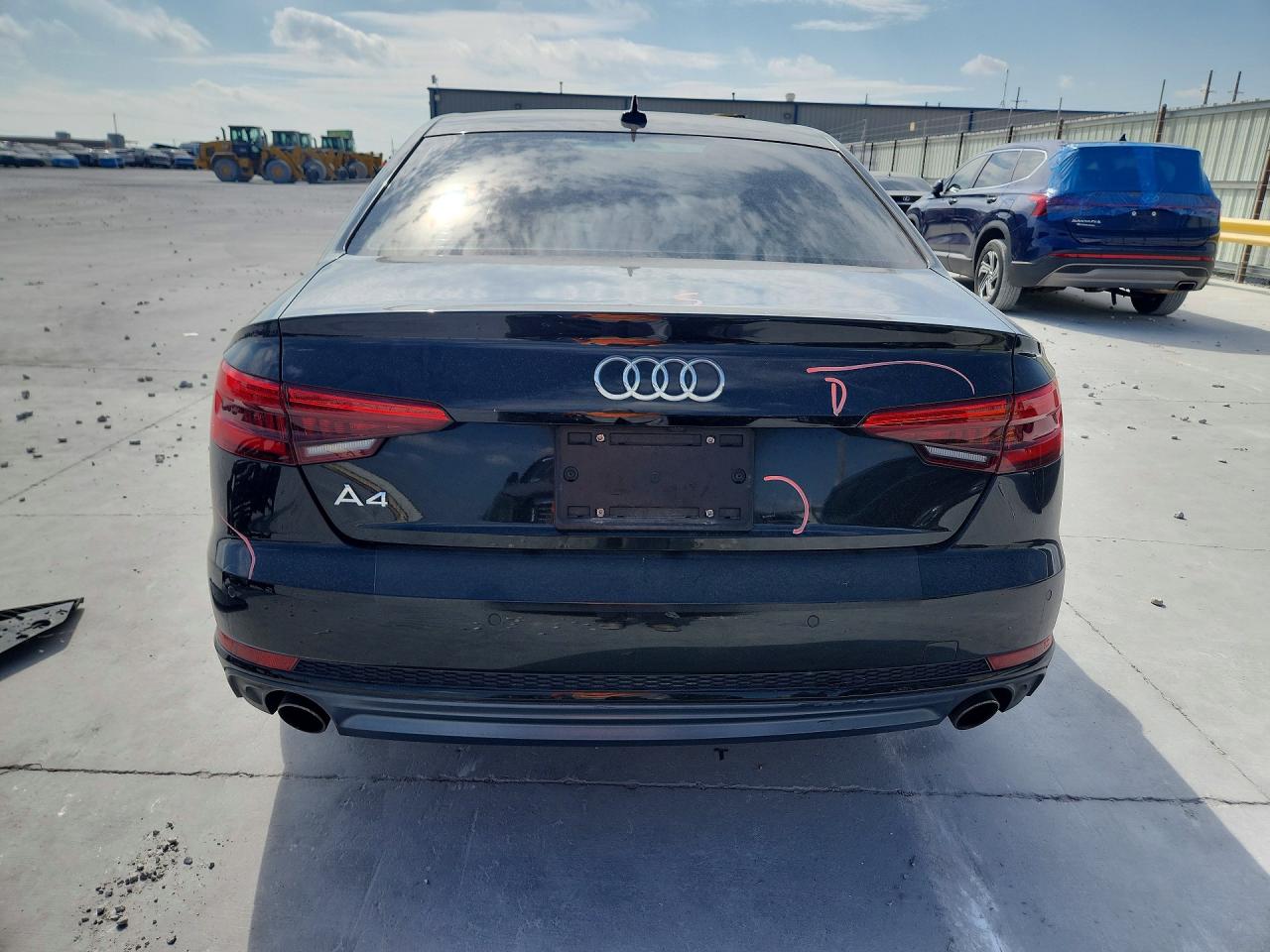 2017 Audi A4 Premium Plus Black vin: WAULNAF43HN008281
