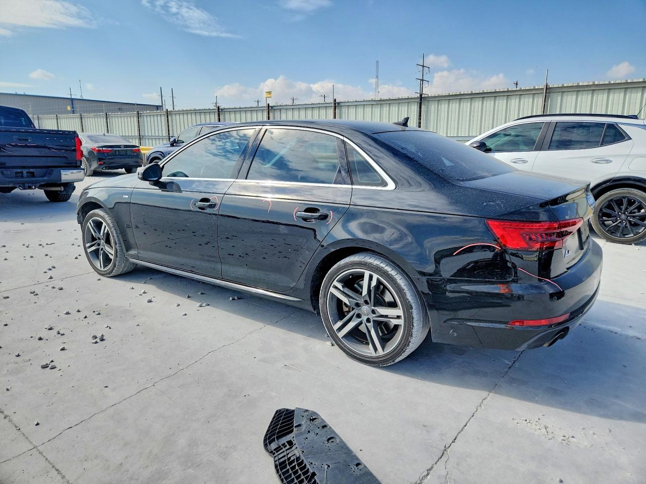 2017 Audi A4 Premium Plus Black vin: WAULNAF43HN008281