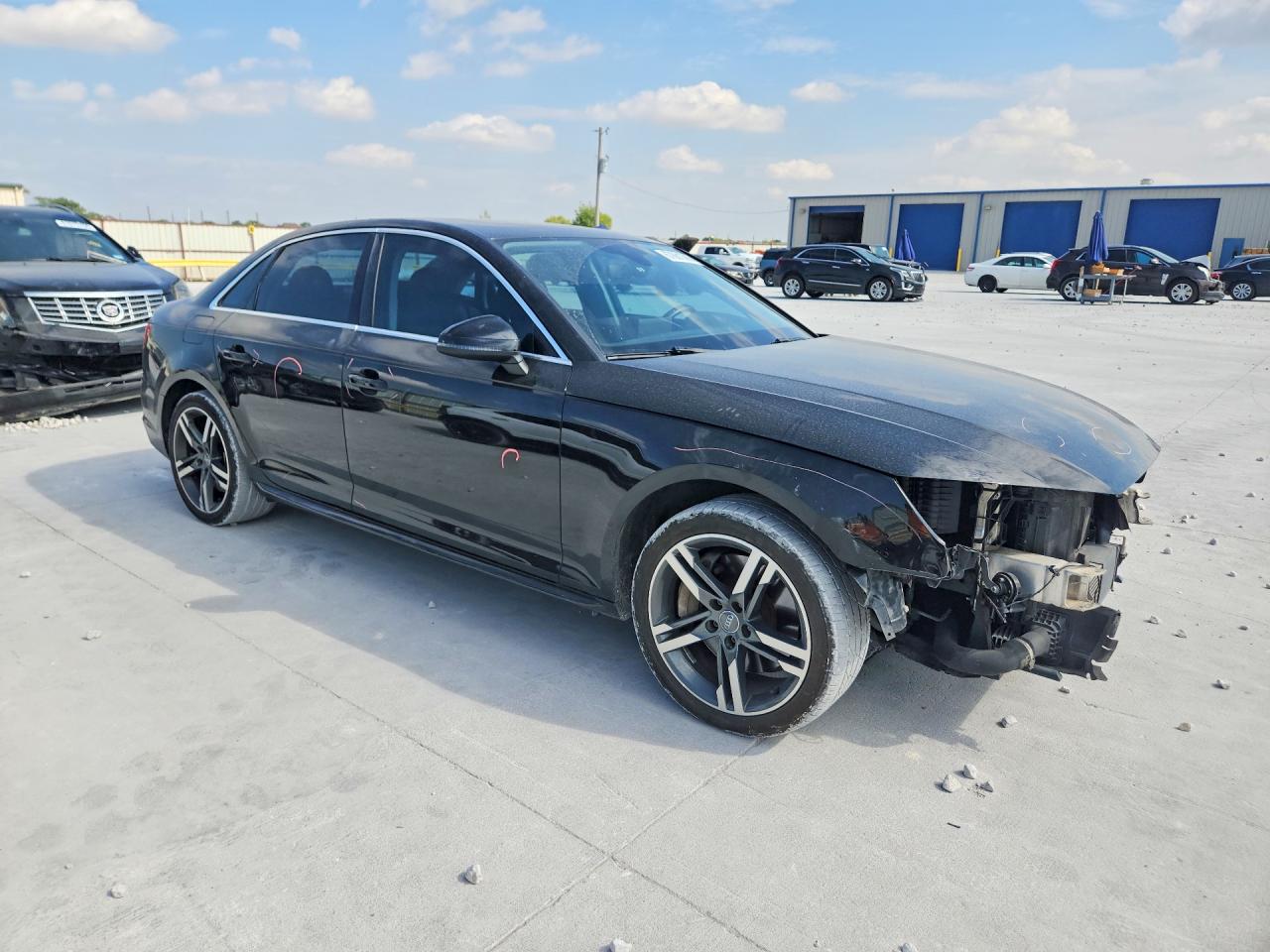 2017 Audi A4 Premium Plus Black vin: WAULNAF43HN008281
