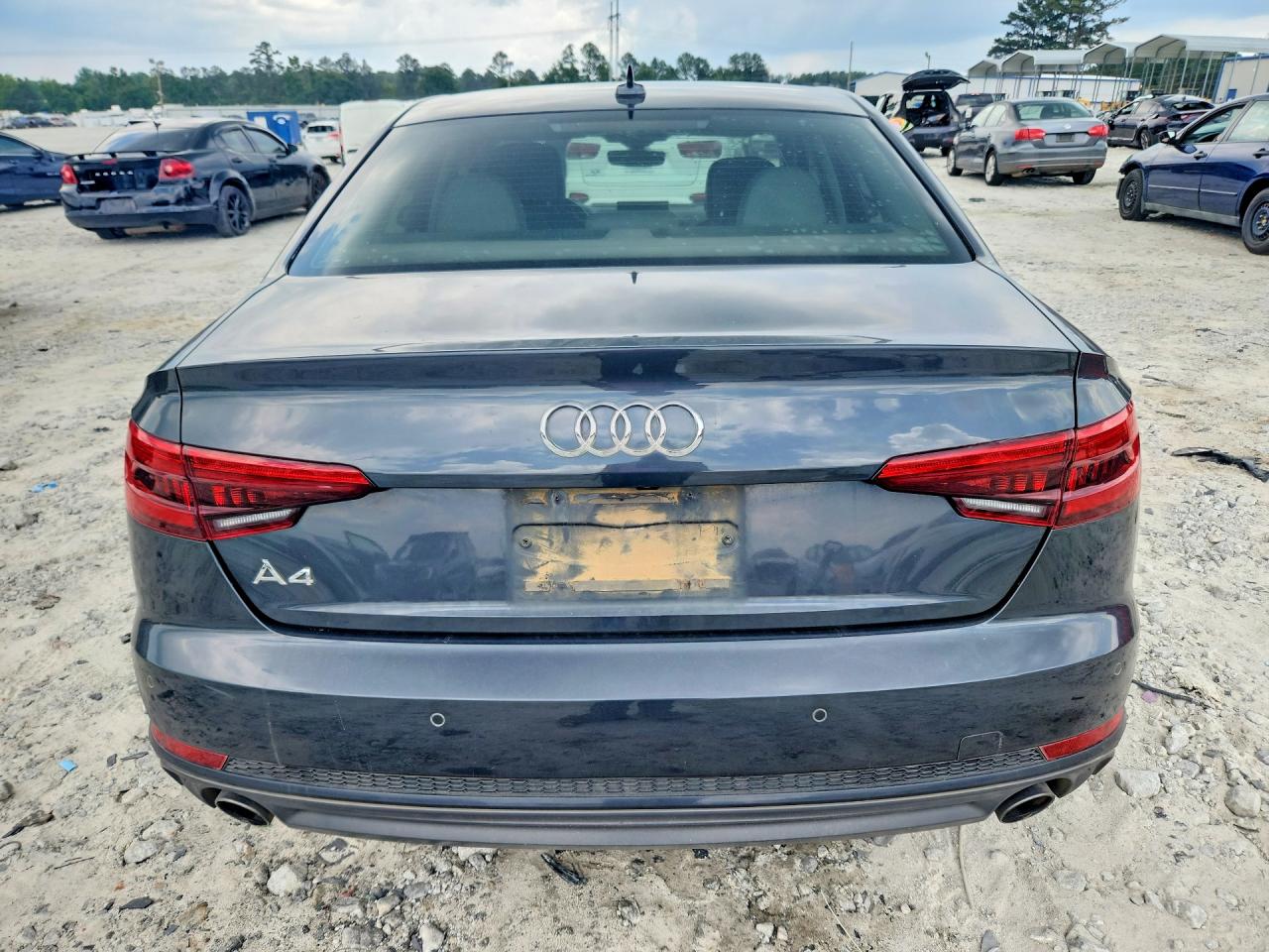2017 Audi A4 Premium Plus Gray vin: WAULNAF44HN014574