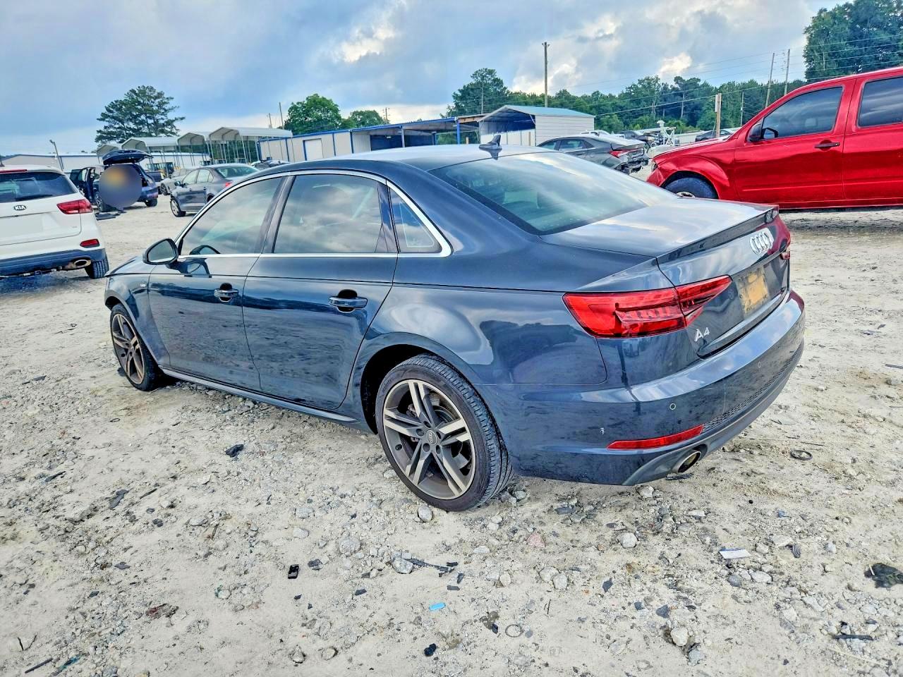 2017 Audi A4 Premium Plus Gray vin: WAULNAF44HN014574