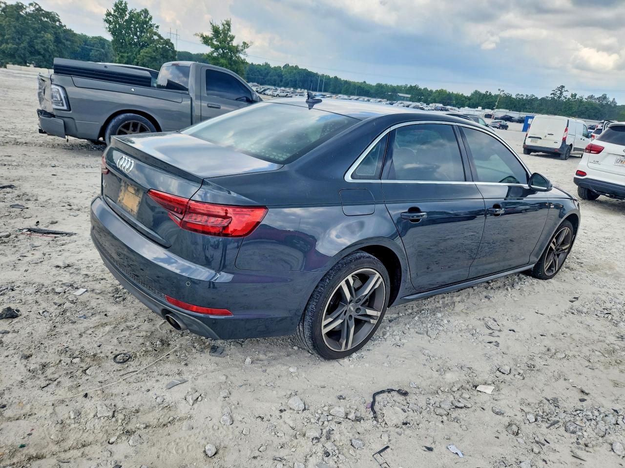 2017 Audi A4 Premium Plus Gray vin: WAULNAF44HN014574