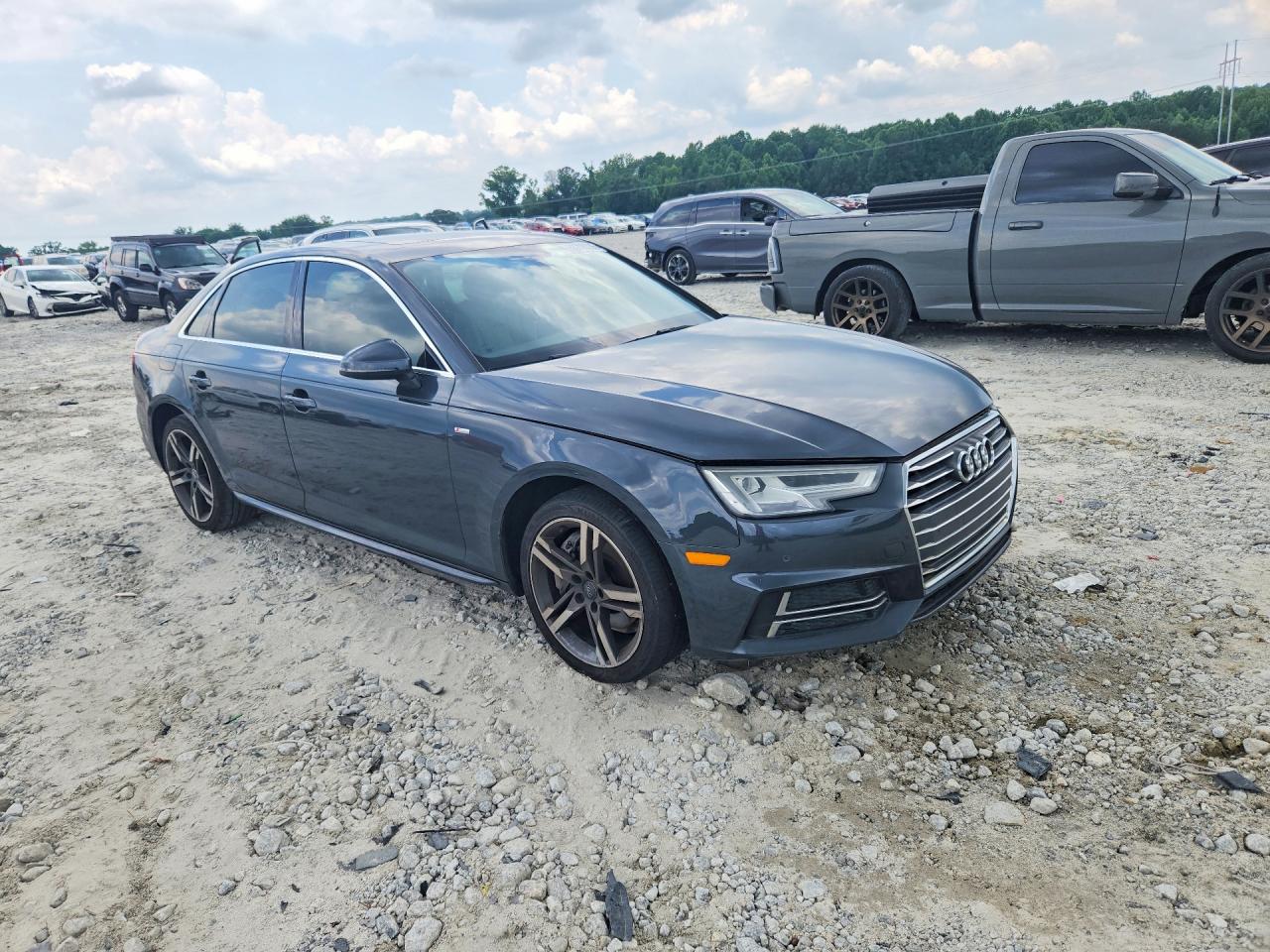 2017 Audi A4 Premium Plus Gray vin: WAULNAF44HN014574