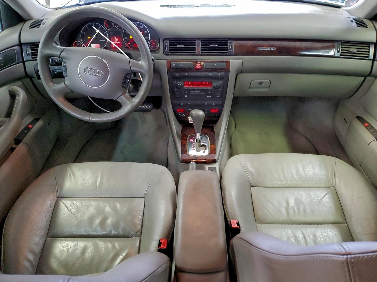 2002 Audi A6 3.0 Quattro Silver vin: WAULT54B32N076361