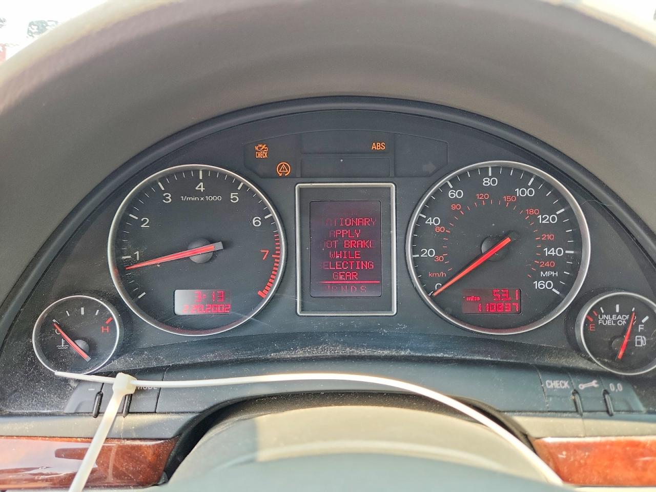 2003 Audi A4 3.0 Quattro Синий vin: WAULT58E43A131655