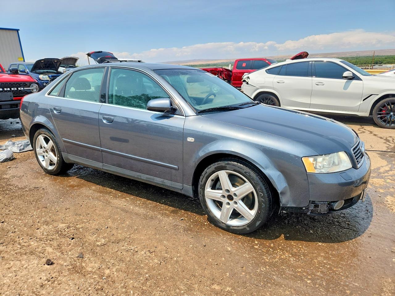 2003 Audi A4 3.0 Quattro Синий vin: WAULT58E43A131655