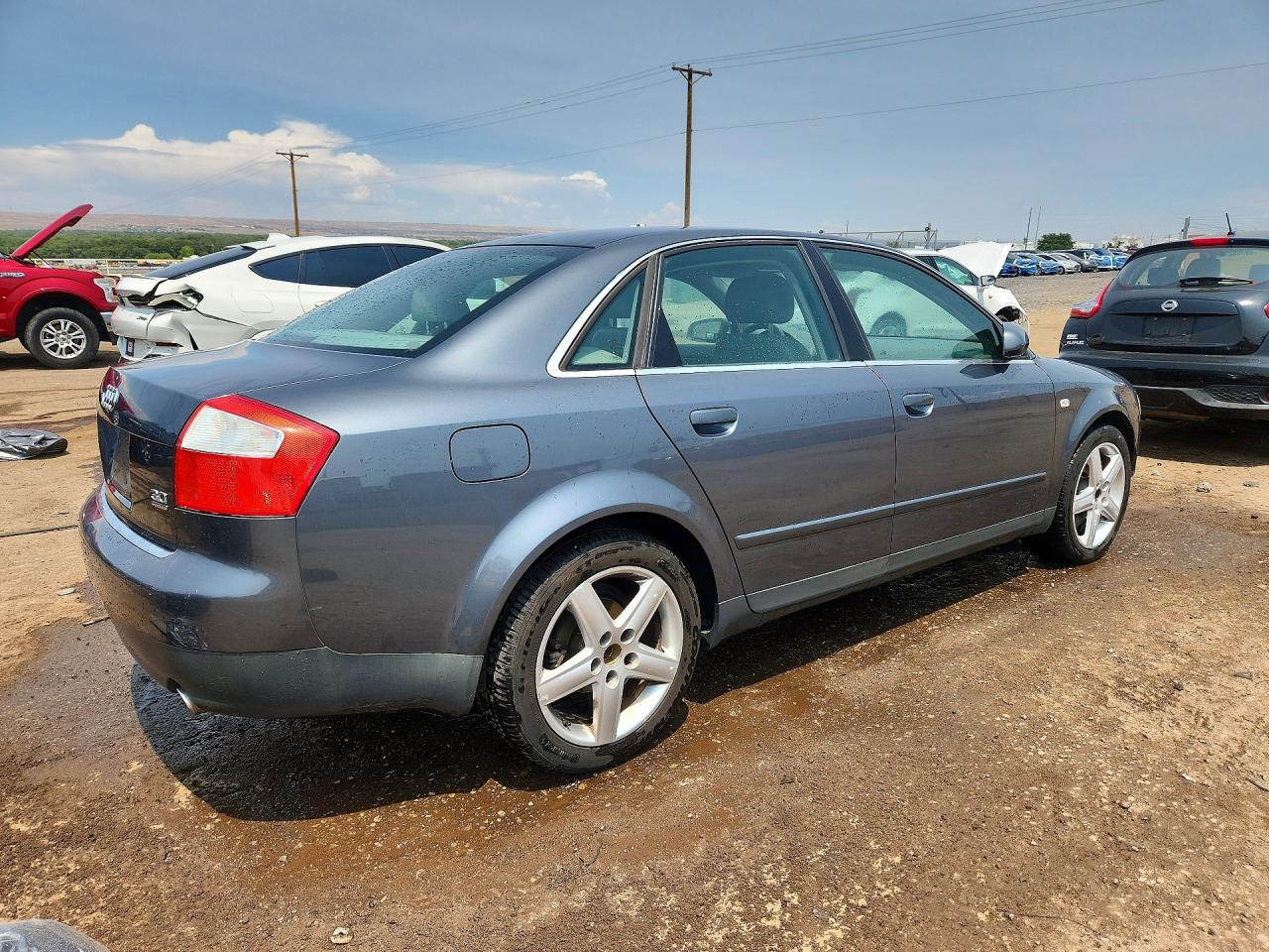 2003 Audi A4 3.0 Quattro Синий vin: WAULT58E43A131655