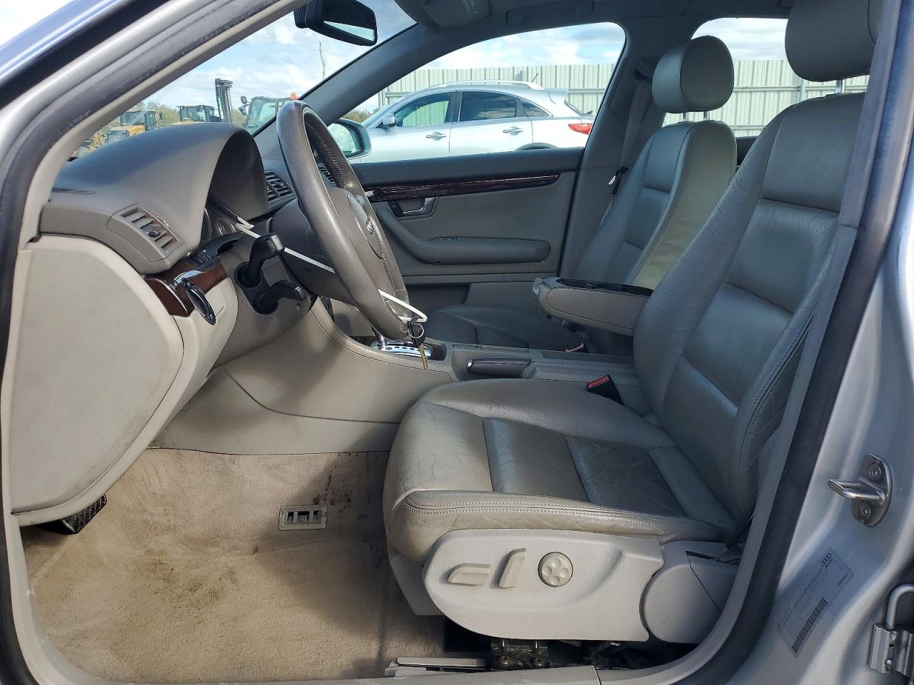 2002 Audi A4 3.0 Quattro Silver vin: WAULT58E52A144347