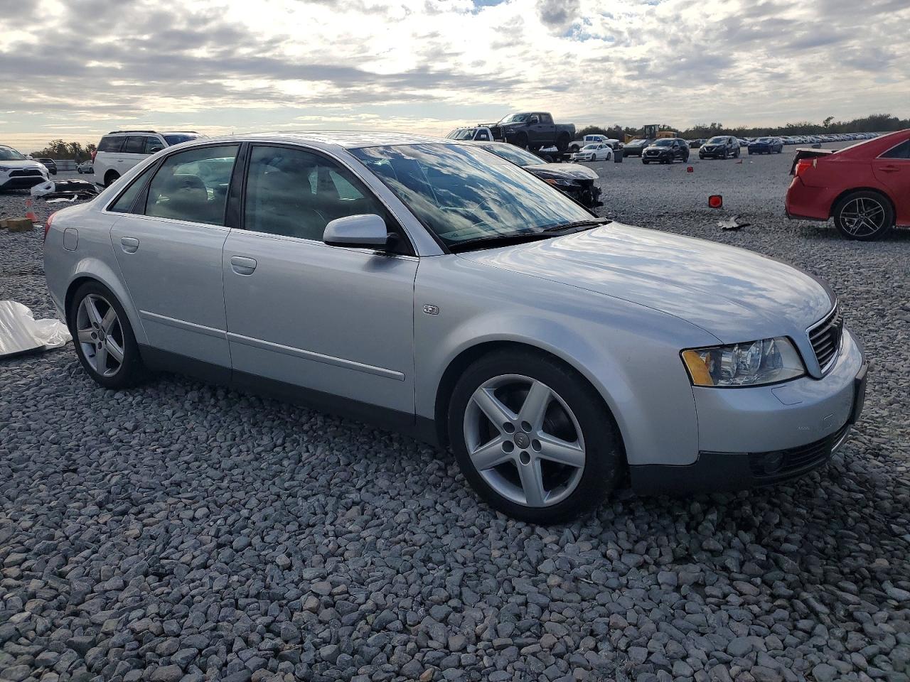 2002 Audi A4 3.0 Quattro Silver vin: WAULT58E52A144347