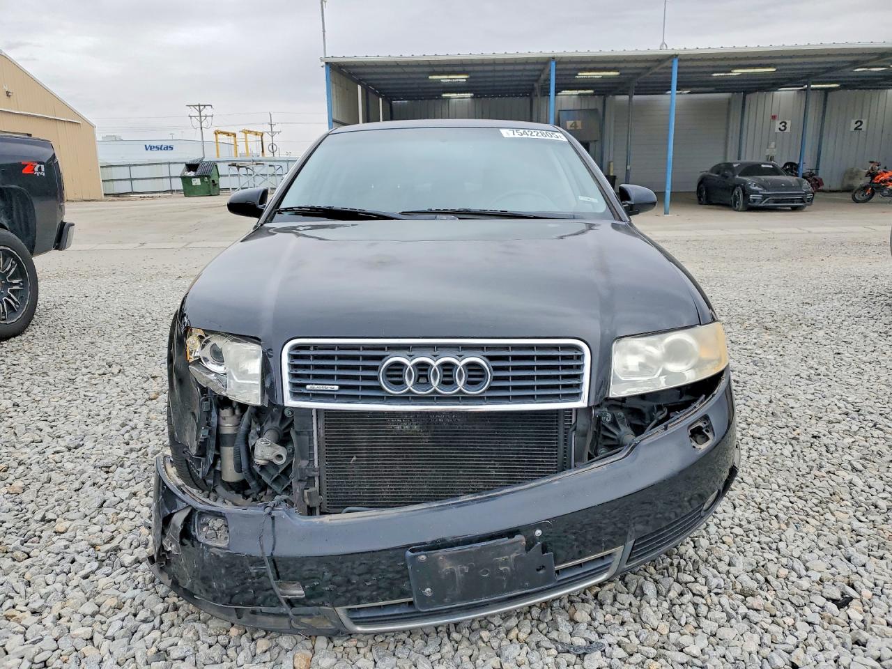 2002 Audi A4 3.0 Quattro Black vin: WAULT58EX2A306781