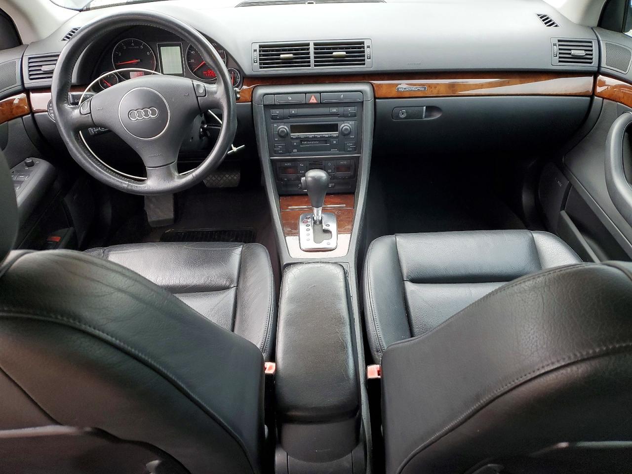 2002 Audi A4 3.0 Quattro Black vin: WAULT58EX2A306781