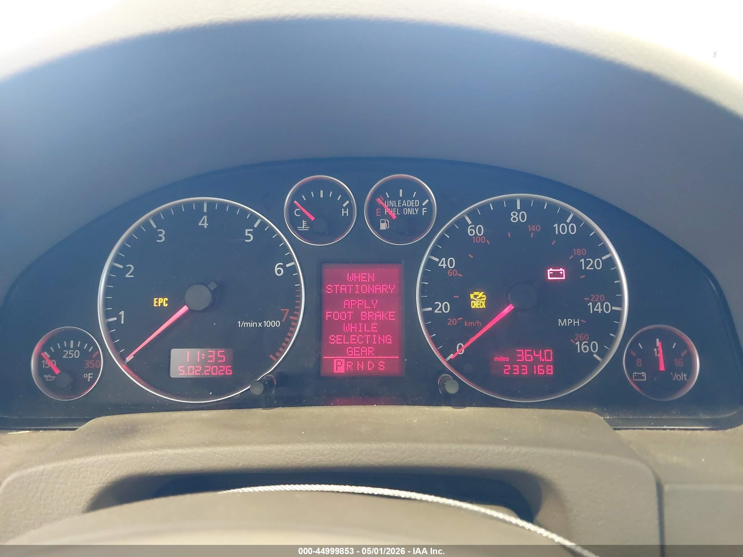 2002 Audi A6 3.0l Purple vin: WAULT64B02N072662