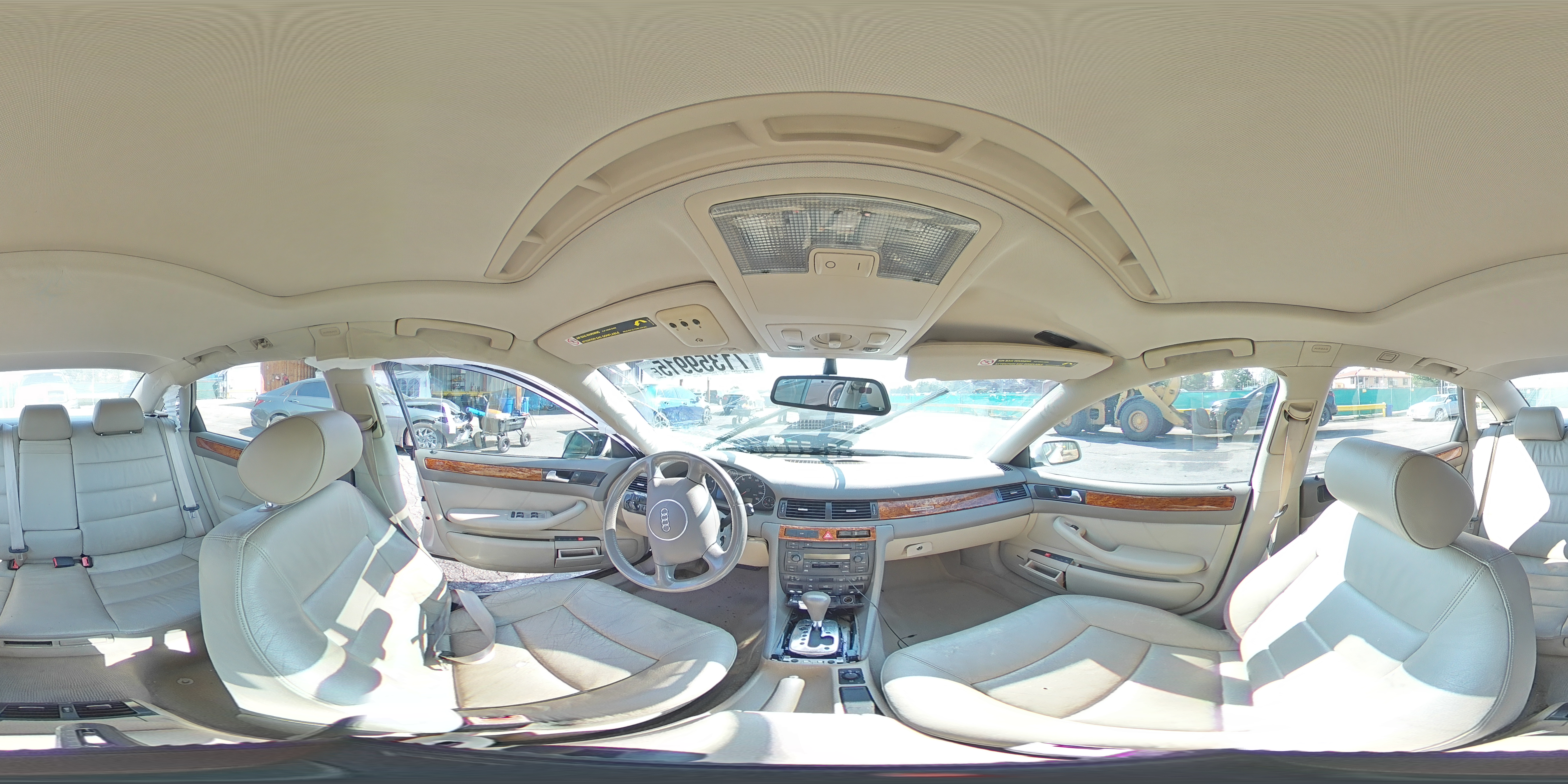 2002 Audi A6 3.0 Quattro White vin: WAULT64B02N136683