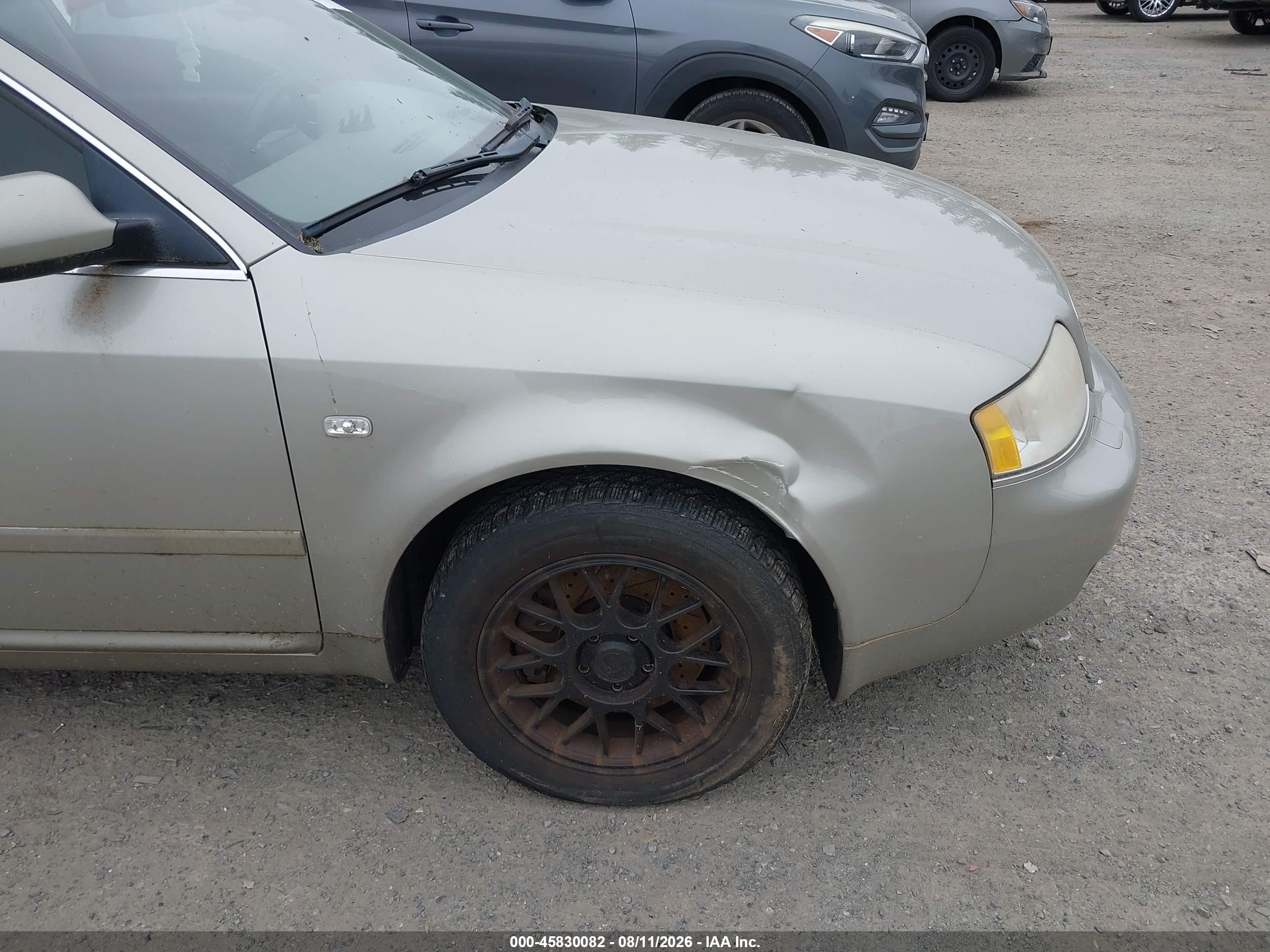 2002 Audi A6 3.0 Quattro Beige vin: WAULT64B12N039332