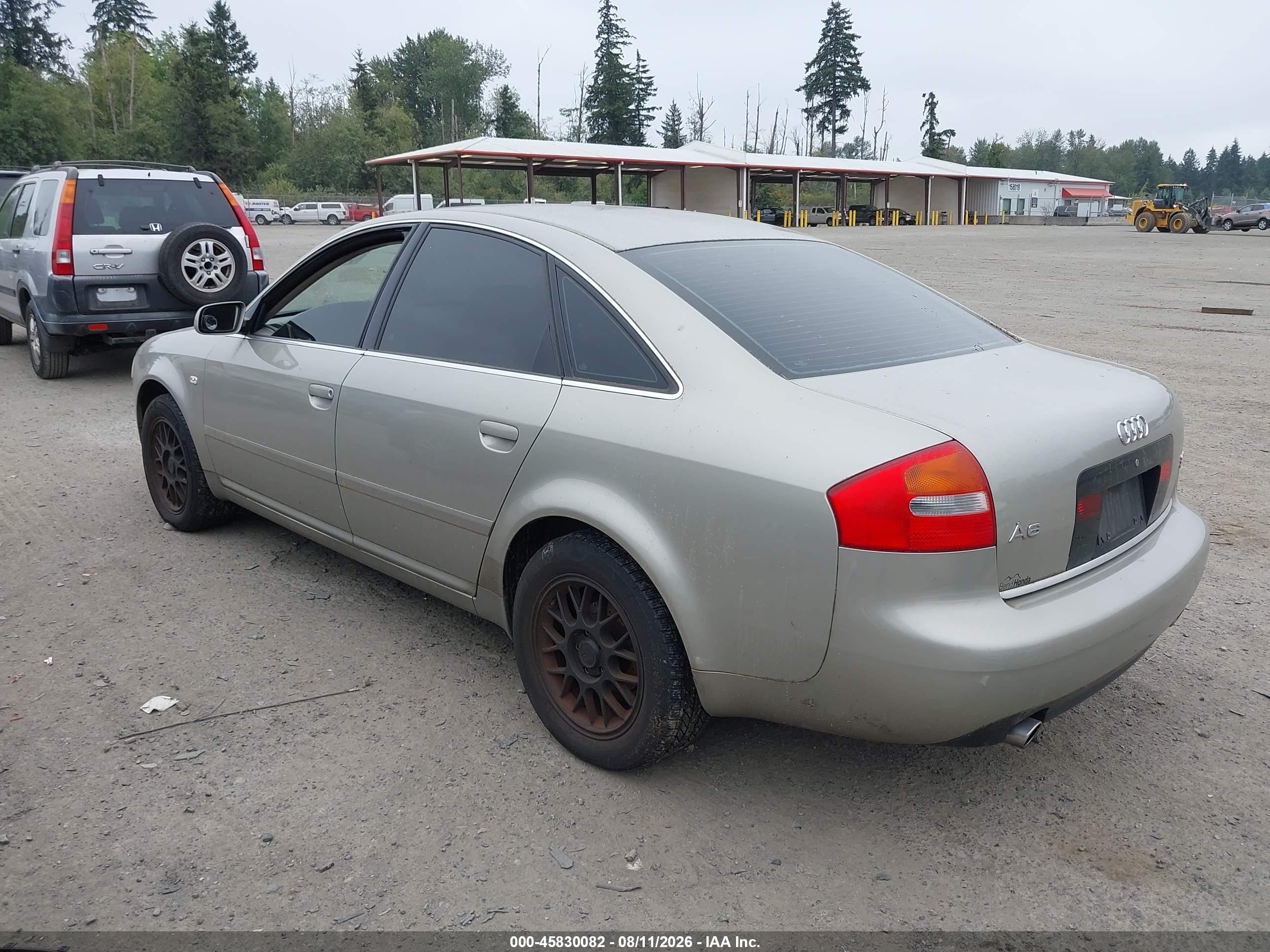 2002 Audi A6 3.0 Quattro Beige vin: WAULT64B12N039332
