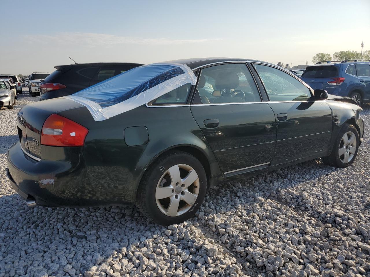 2002 Audi A6 3.0 Quattro Green vin: WAULT64B62N109553