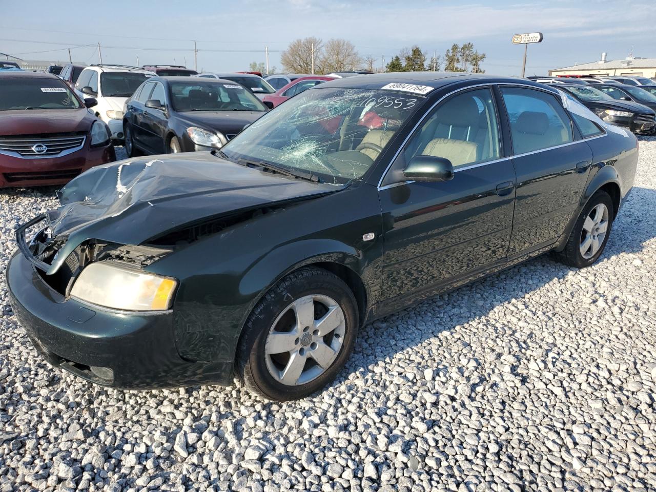 2002 Audi A6 3.0 Quattro Green vin: WAULT64B62N109553