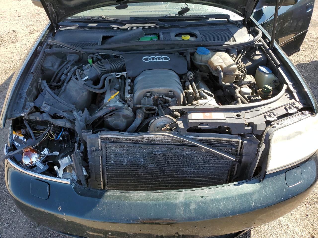 2002 Audi A6 3.0 Quattro Green vin: WAULT64B62N109553