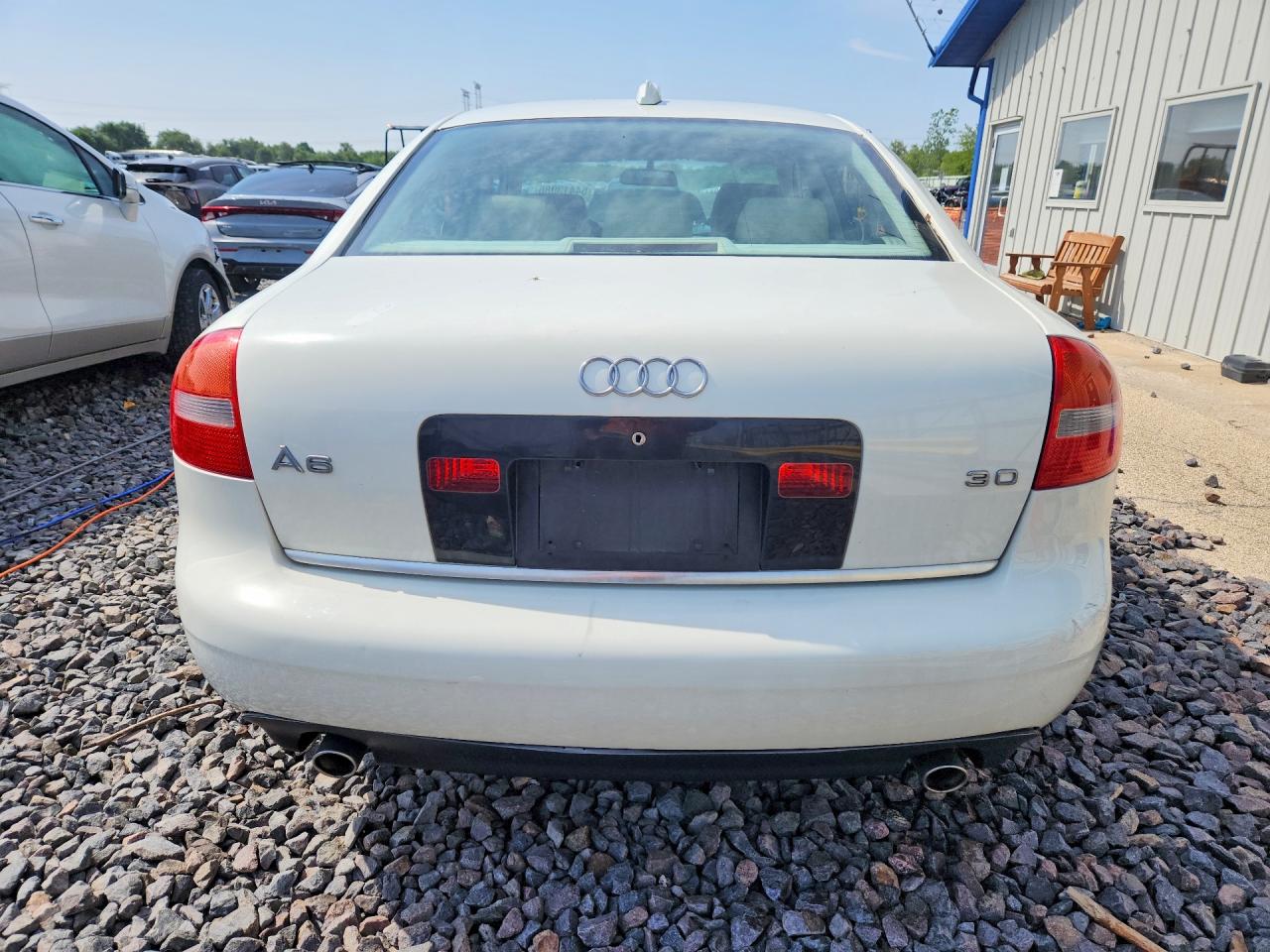 2004 Audi A6 3.0 Quattro Белый vin: WAULT64B64N049602