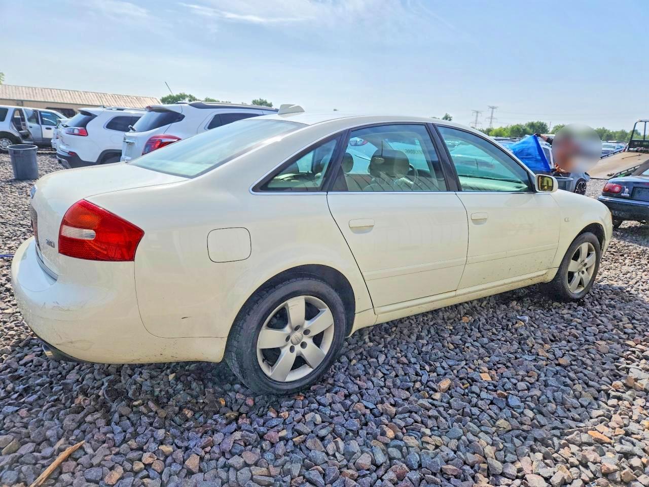 2004 Audi A6 3.0 Quattro Белый vin: WAULT64B64N049602