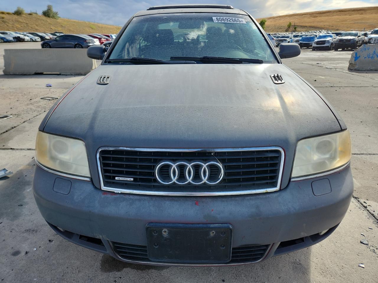 2002 Audi A6 3.0 Quattro Gray vin: WAULT64B92N095518