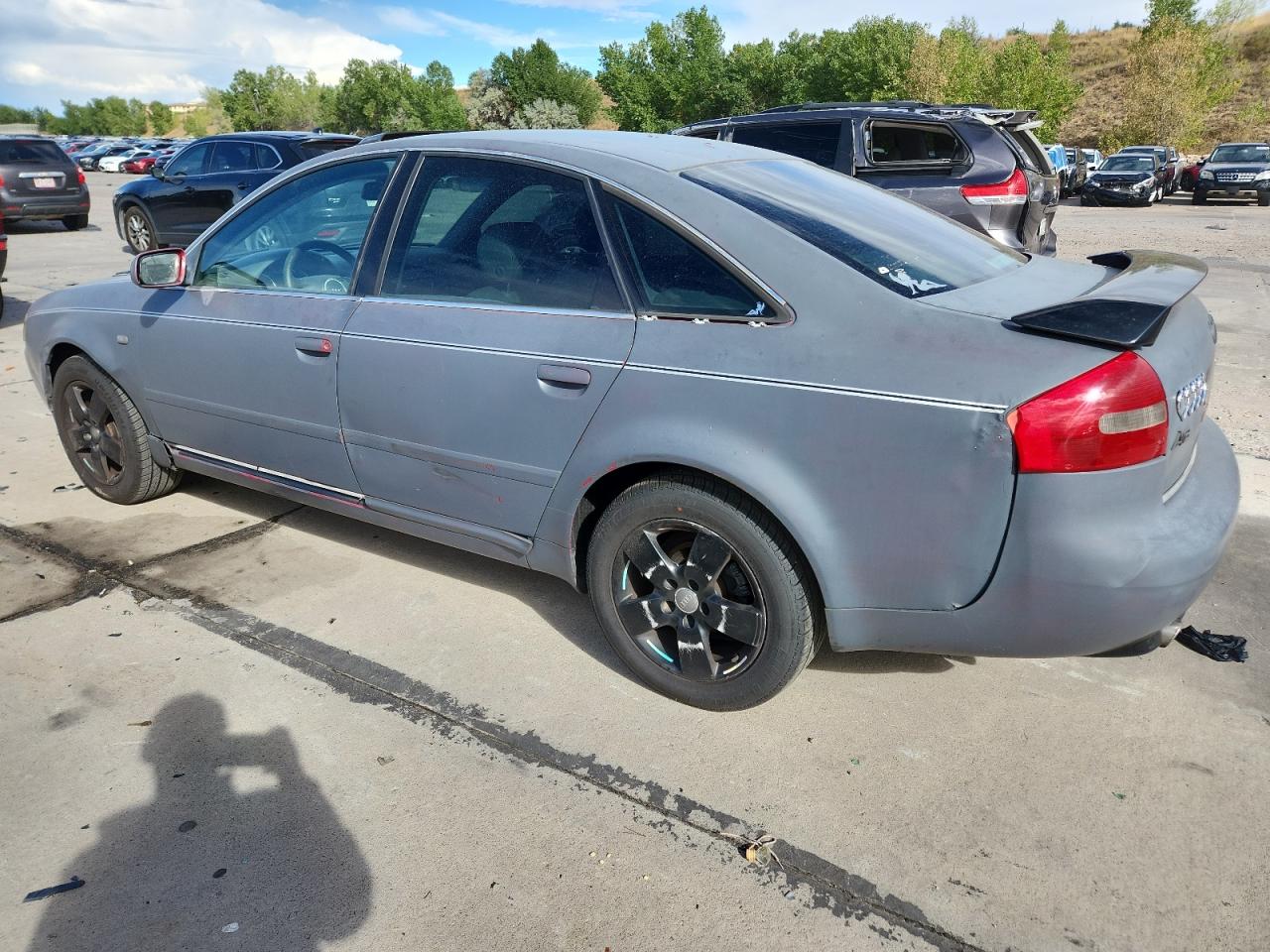 2002 Audi A6 3.0 Quattro Gray vin: WAULT64B92N095518