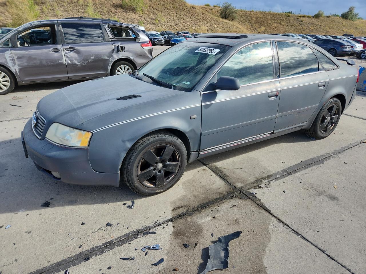 2002 Audi A6 3.0 Quattro Gray vin: WAULT64B92N095518