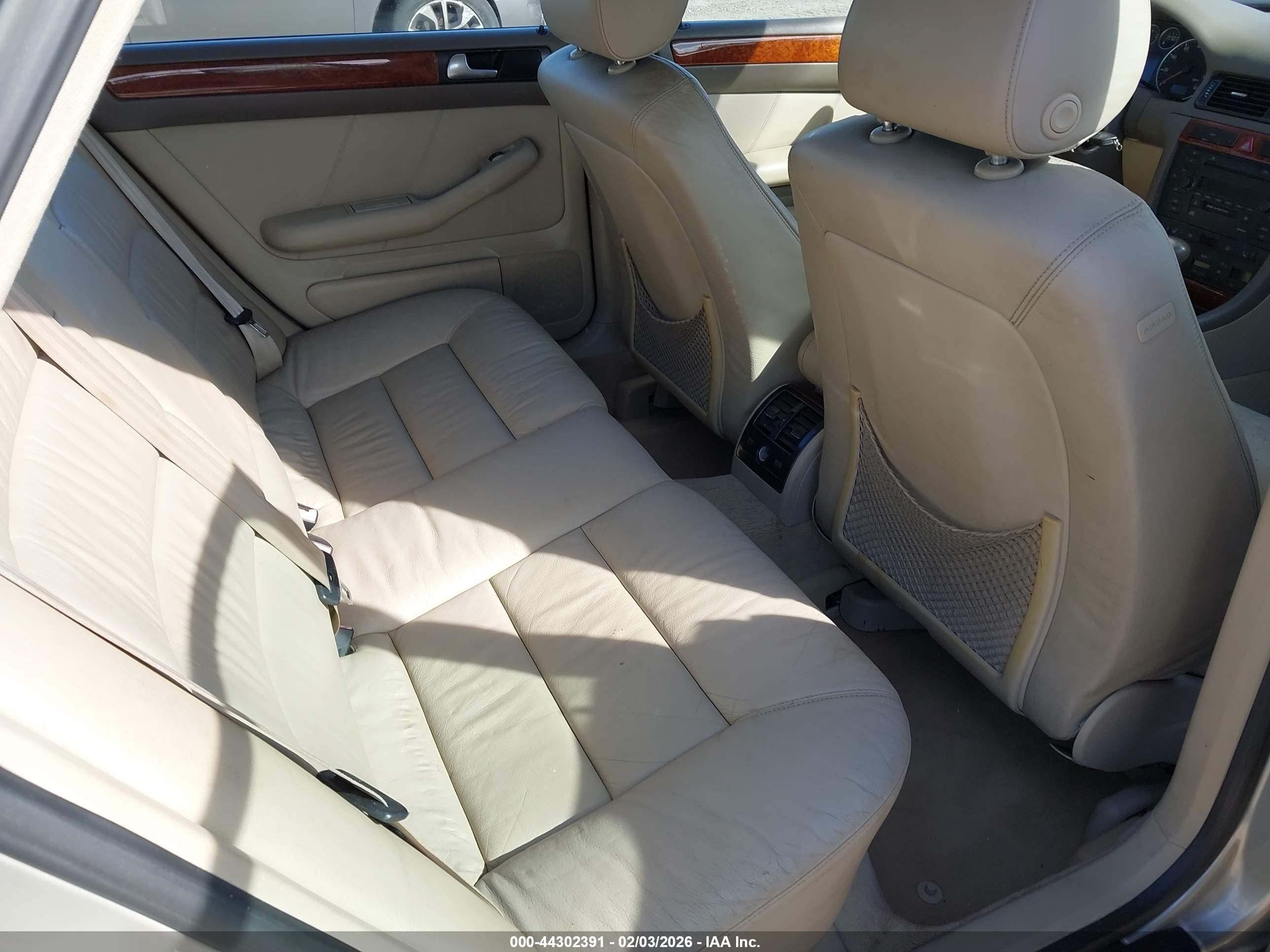 2002 Audi A6 3.0l Gold vin: WAULT64B92N149559