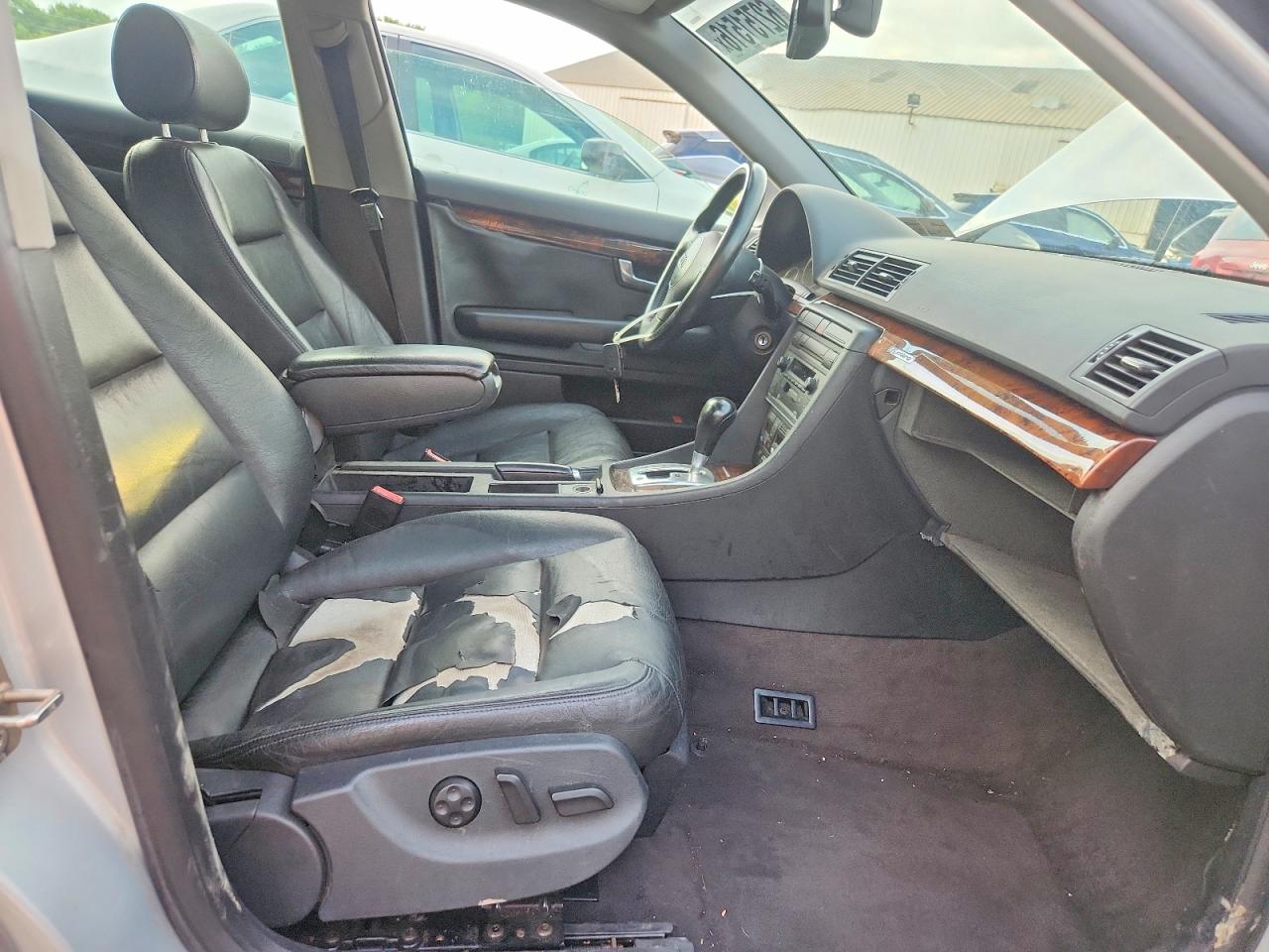 2002 Audi A4 3.0 Quattro Silver vin: WAULT68E02A176192