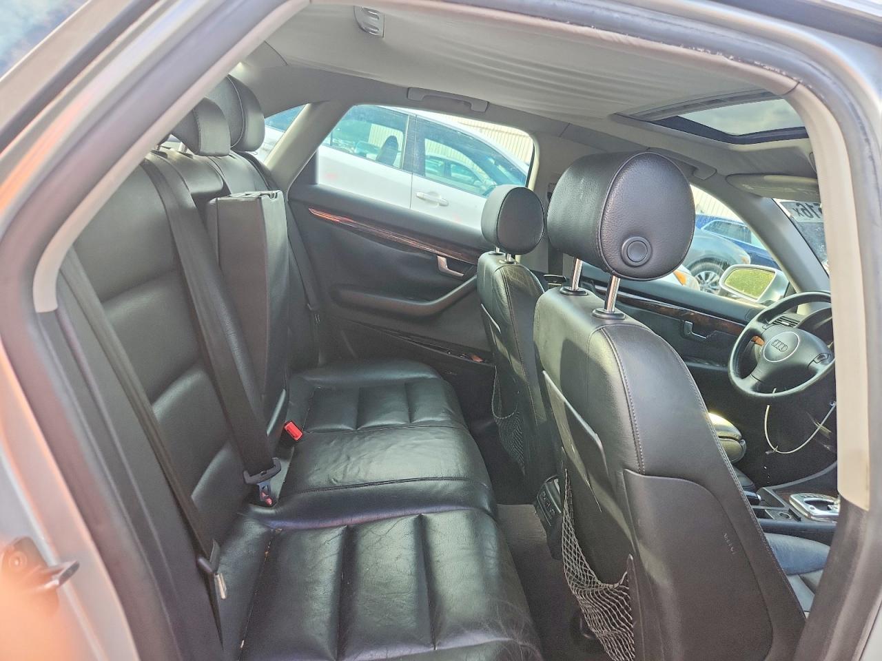 2002 Audi A4 3.0 Quattro Silver vin: WAULT68E02A176192