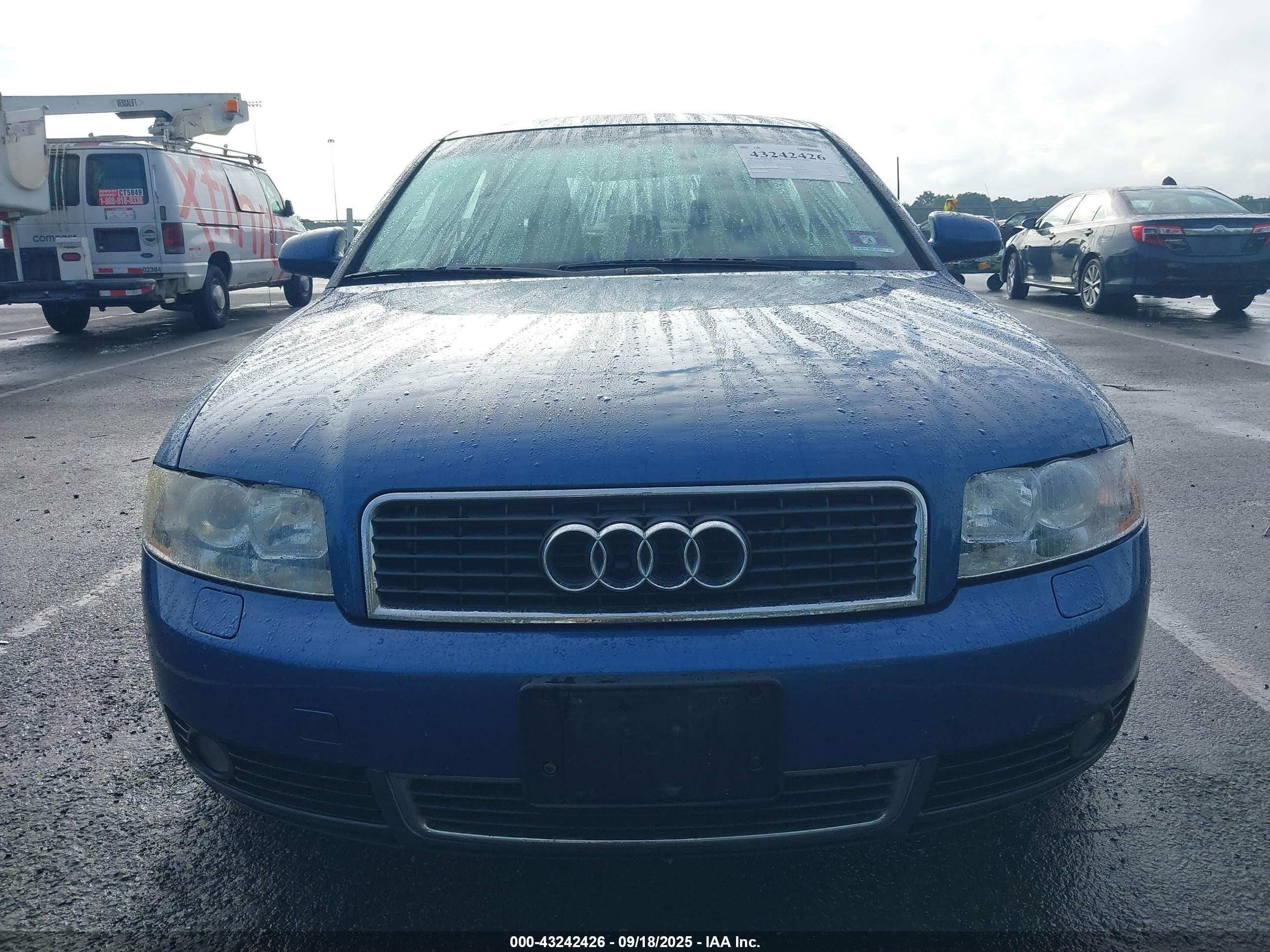 2002 Audi A4 3.0 Blue vin: WAULT68E02A240733