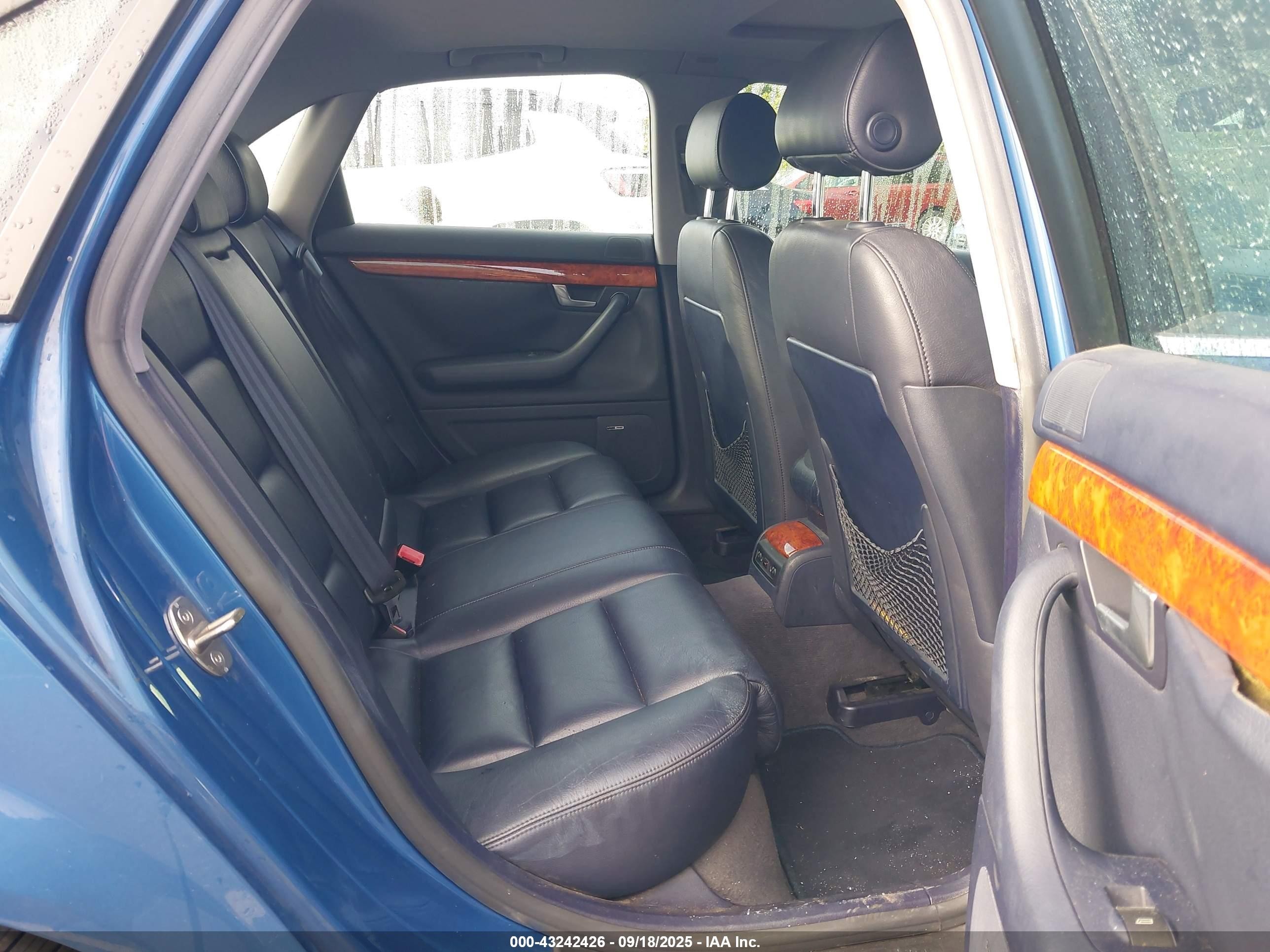 2002 Audi A4 3.0 Blue vin: WAULT68E02A240733