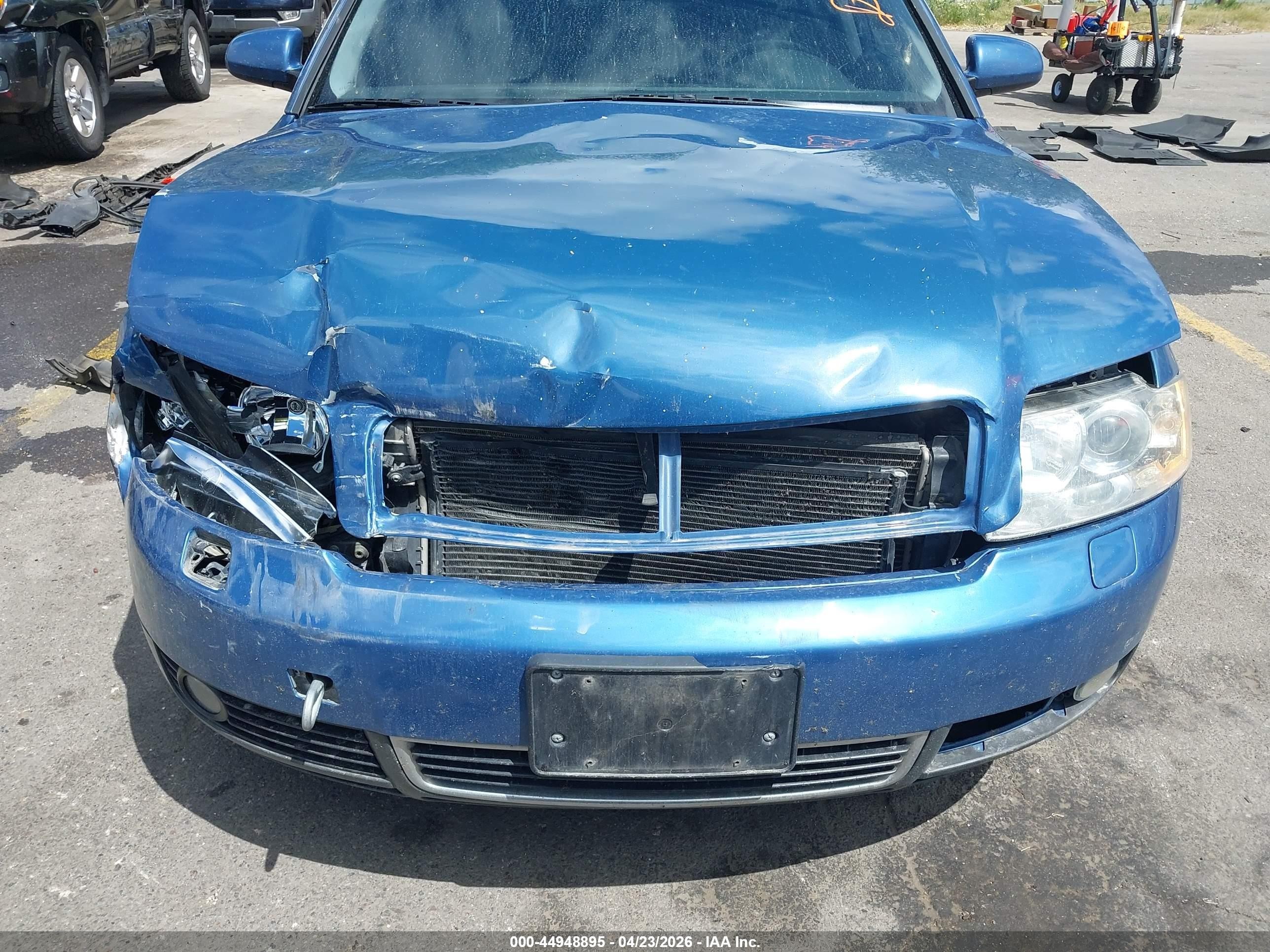 2002 Audi A4 3.0 Blue vin: WAULT68E02A263896