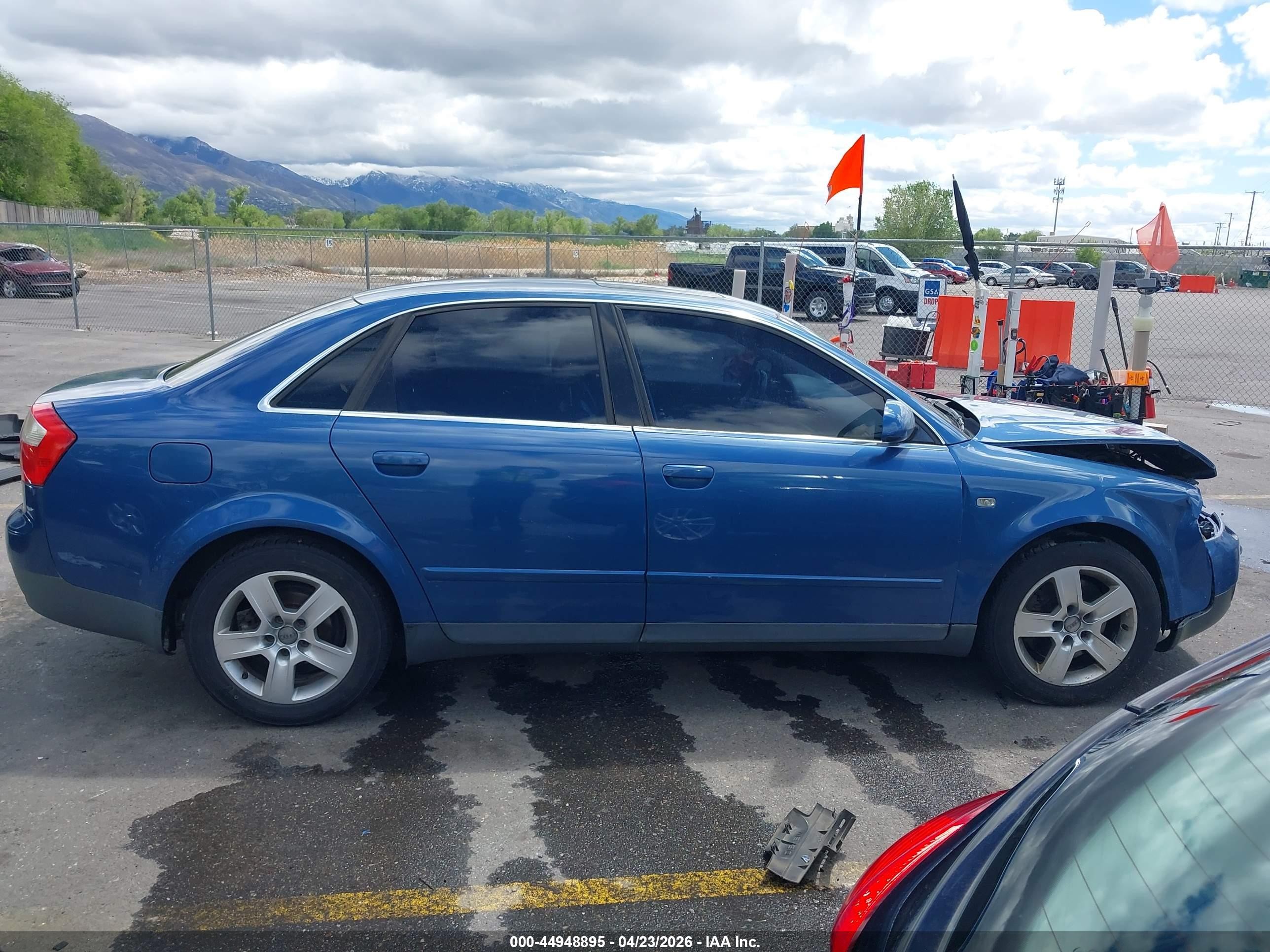 2002 Audi A4 3.0 Blue vin: WAULT68E02A263896