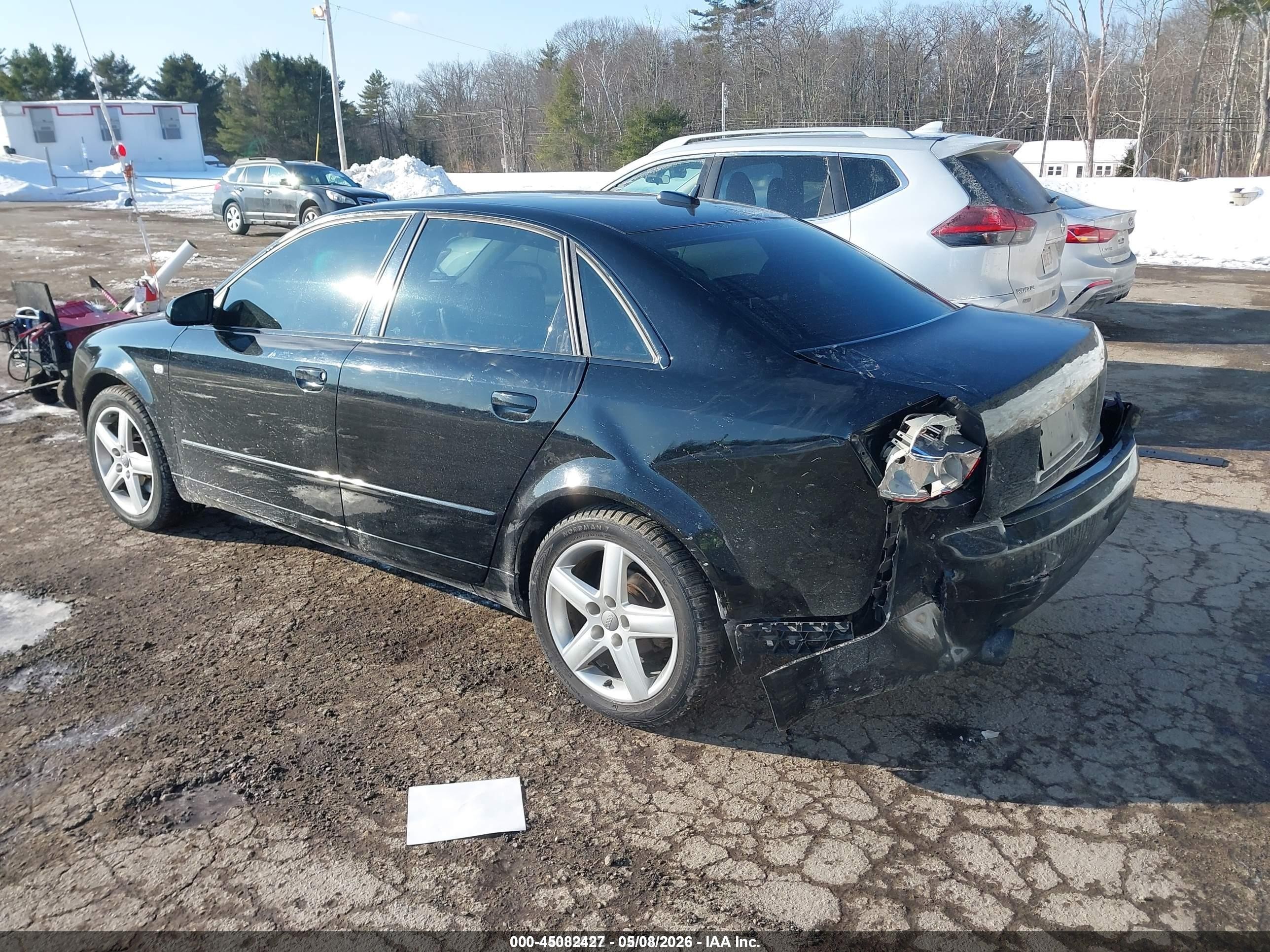 2005 Audi A4 3.0 Black vin: WAULT68E05A061290