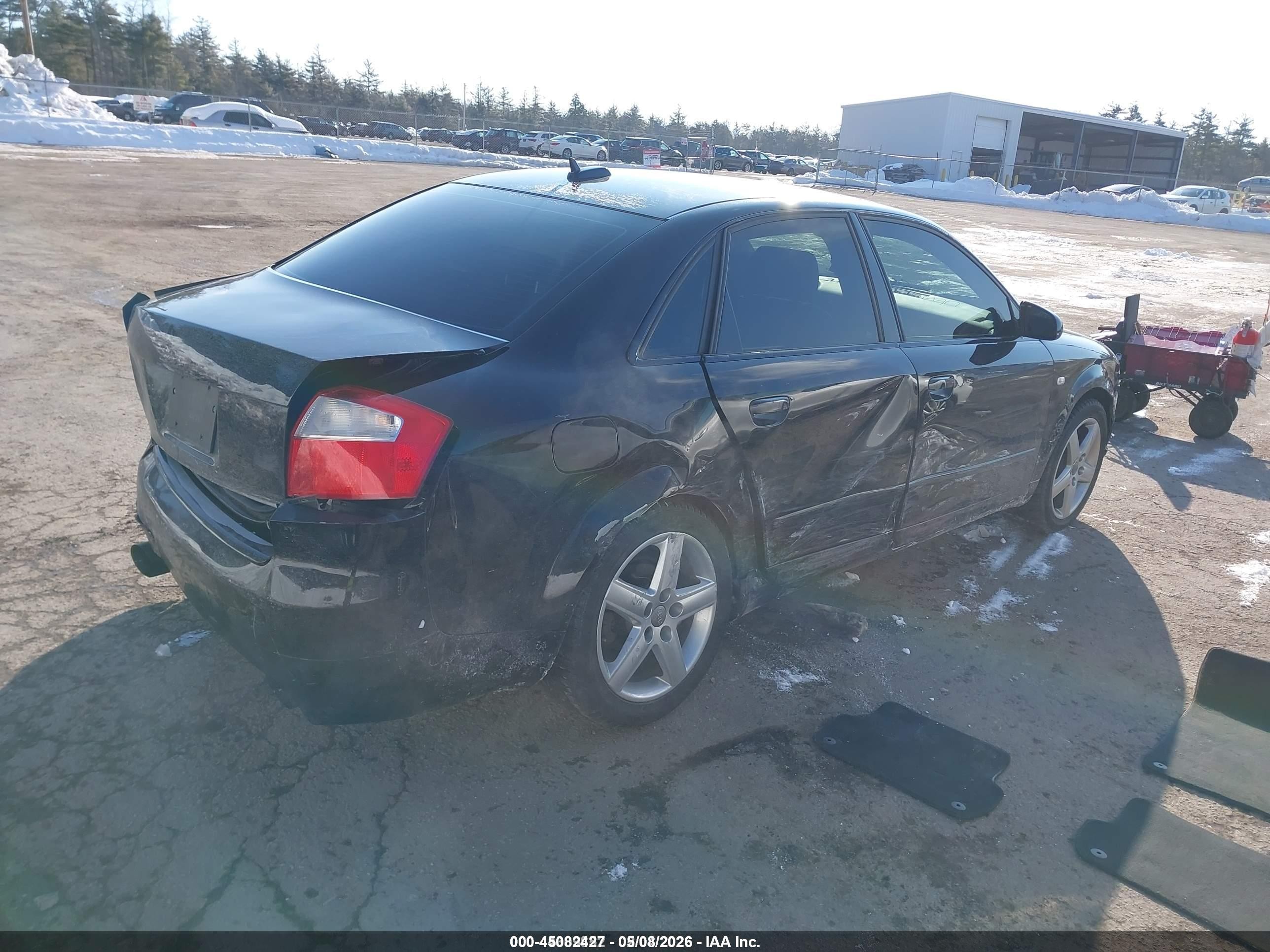 2005 Audi A4 3.0 Black vin: WAULT68E05A061290