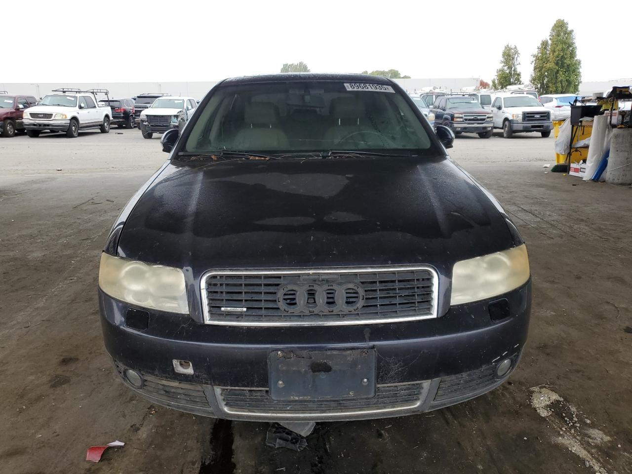 2002 Audi A4 3.0 Quattro Черный vin: WAULT68E12A309896