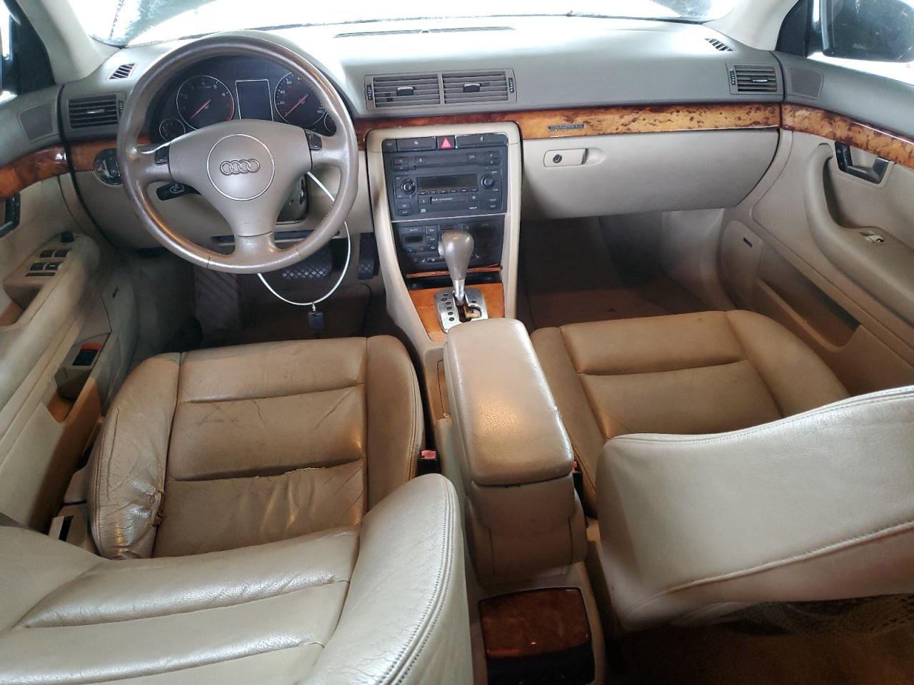 2002 Audi A4 3.0 Quattro Черный vin: WAULT68E12A309896