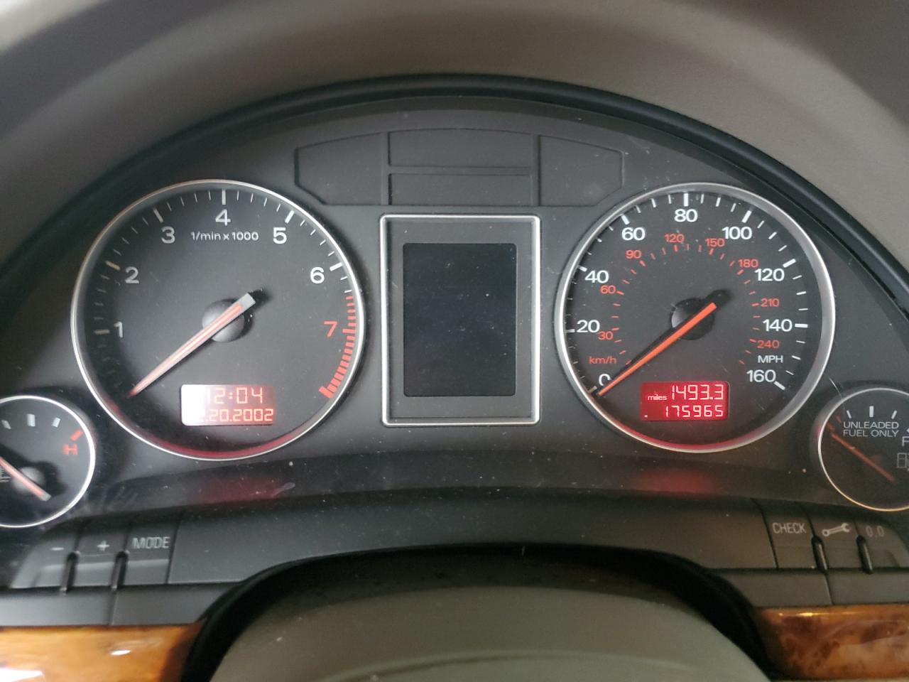2002 Audi A4 3.0 Quattro Черный vin: WAULT68E12A309896