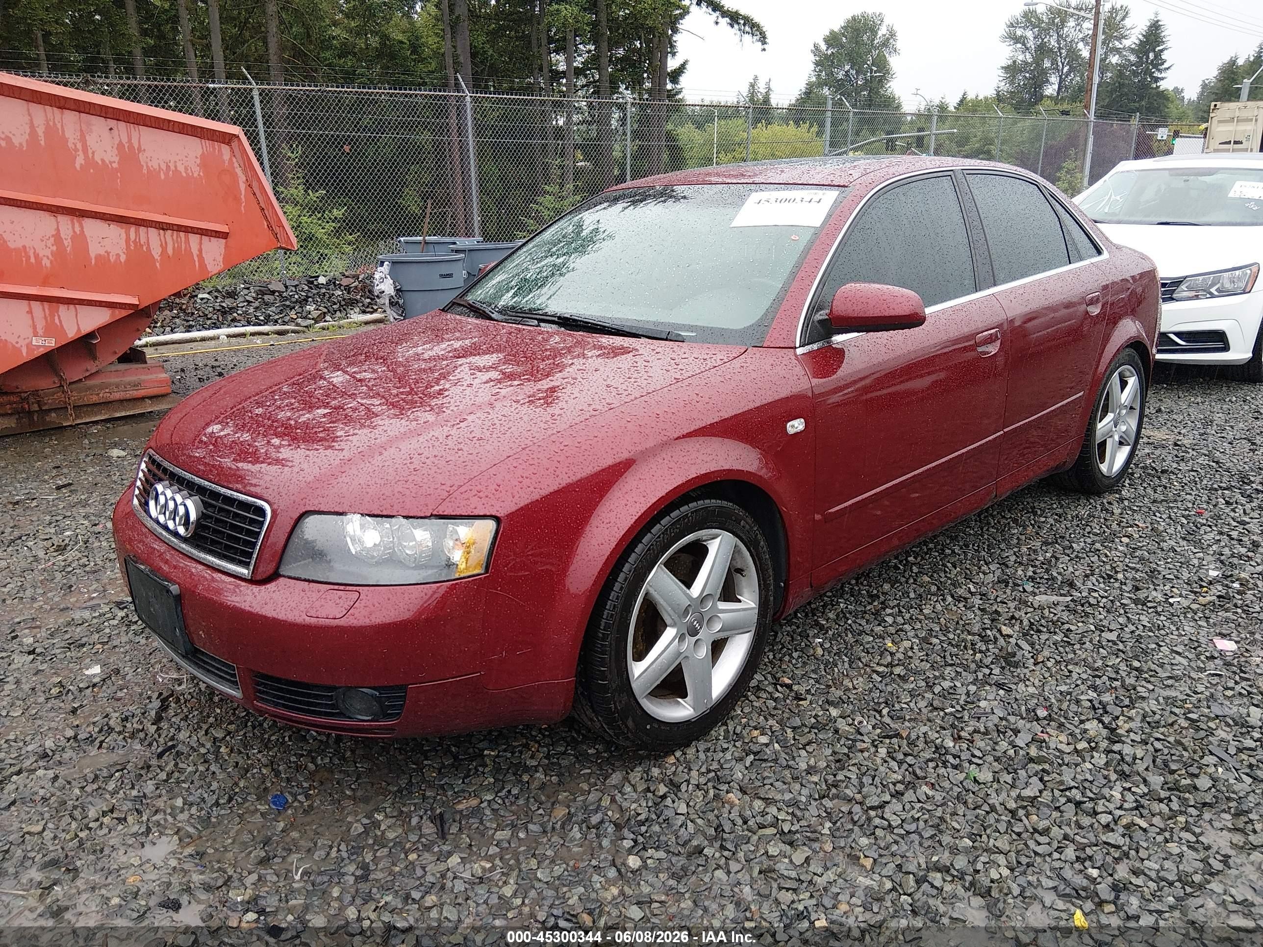 2005 Audi A4 3.0/3.0 Special Edition Red vin: WAULT68E35A036612