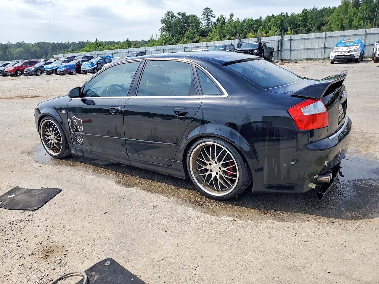 2003 Audi A4 3.0 Quattro Black vin: WAULT68E43A218445