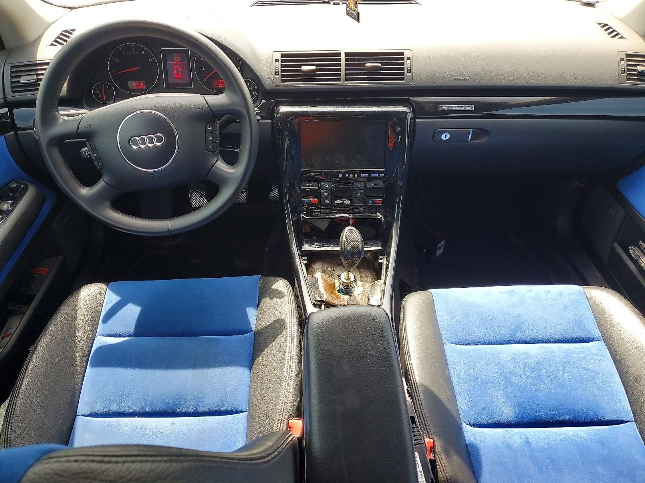 2003 Audi A4 3.0 Quattro Black vin: WAULT68E43A218445