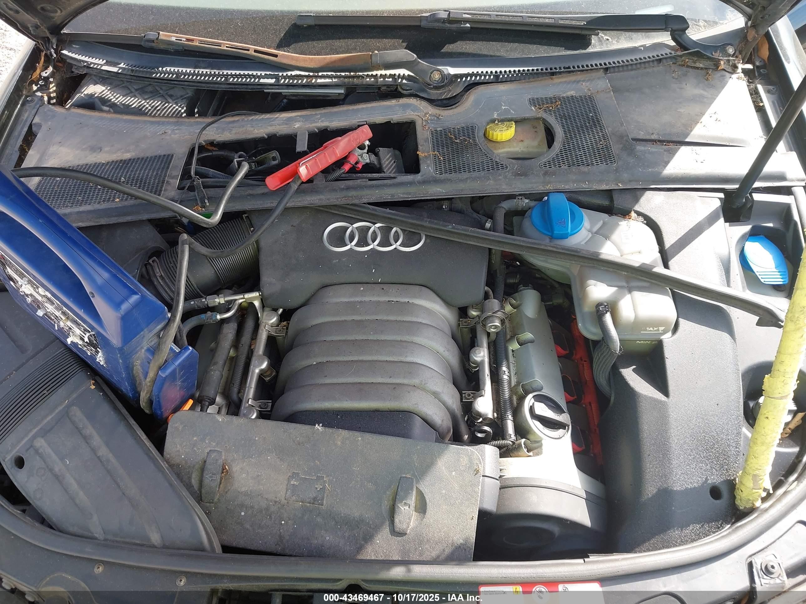 2002 Audi A4 3.0 Black vin: WAULT68E62A312583