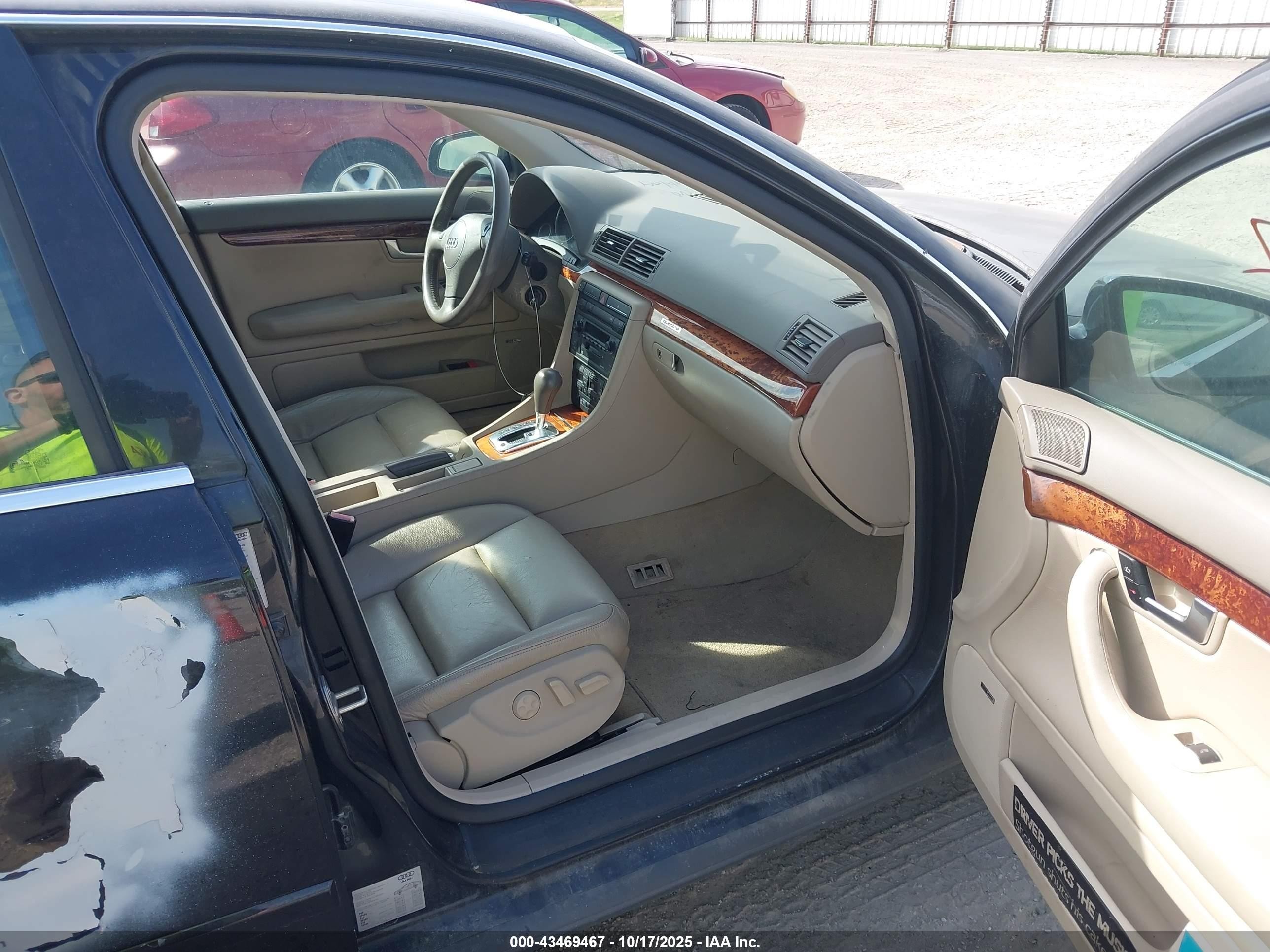 2002 Audi A4 3.0 Black vin: WAULT68E62A312583