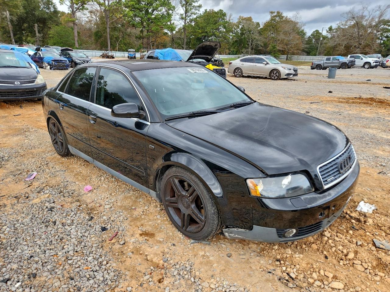 2002 Audi A4 3.0 Quattro Black vin: WAULT68E72A134084