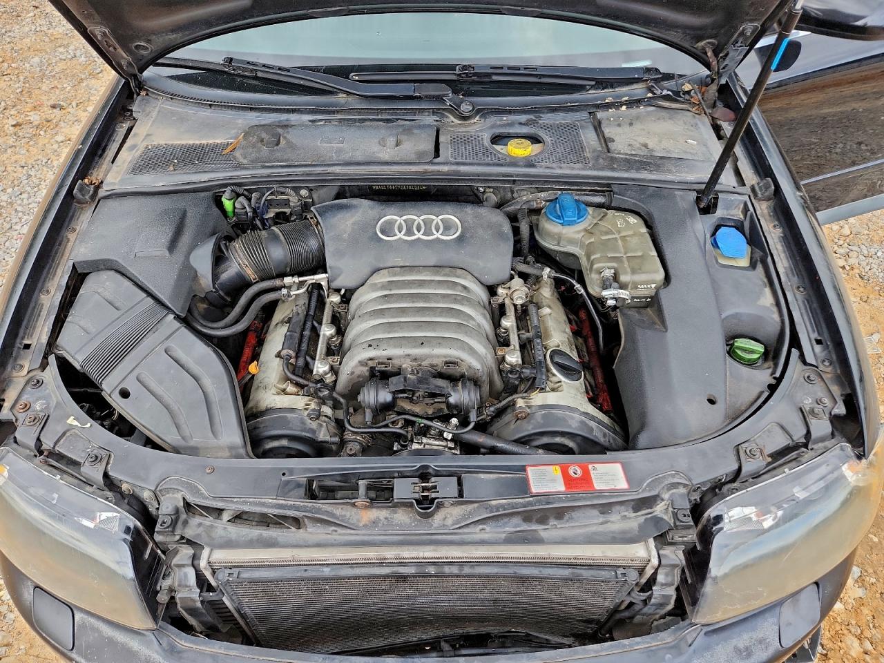 2002 Audi A4 3.0 Quattro Black vin: WAULT68E72A134084
