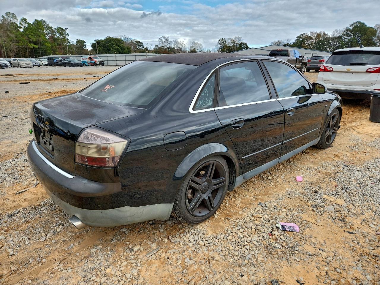 2002 Audi A4 3.0 Quattro Black vin: WAULT68E72A134084