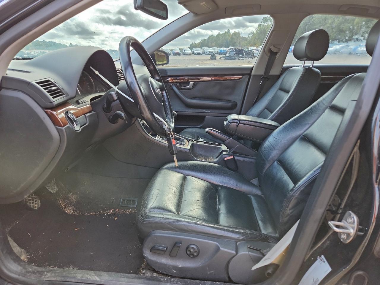 2002 Audi A4 3.0 Quattro Black vin: WAULT68E72A134084