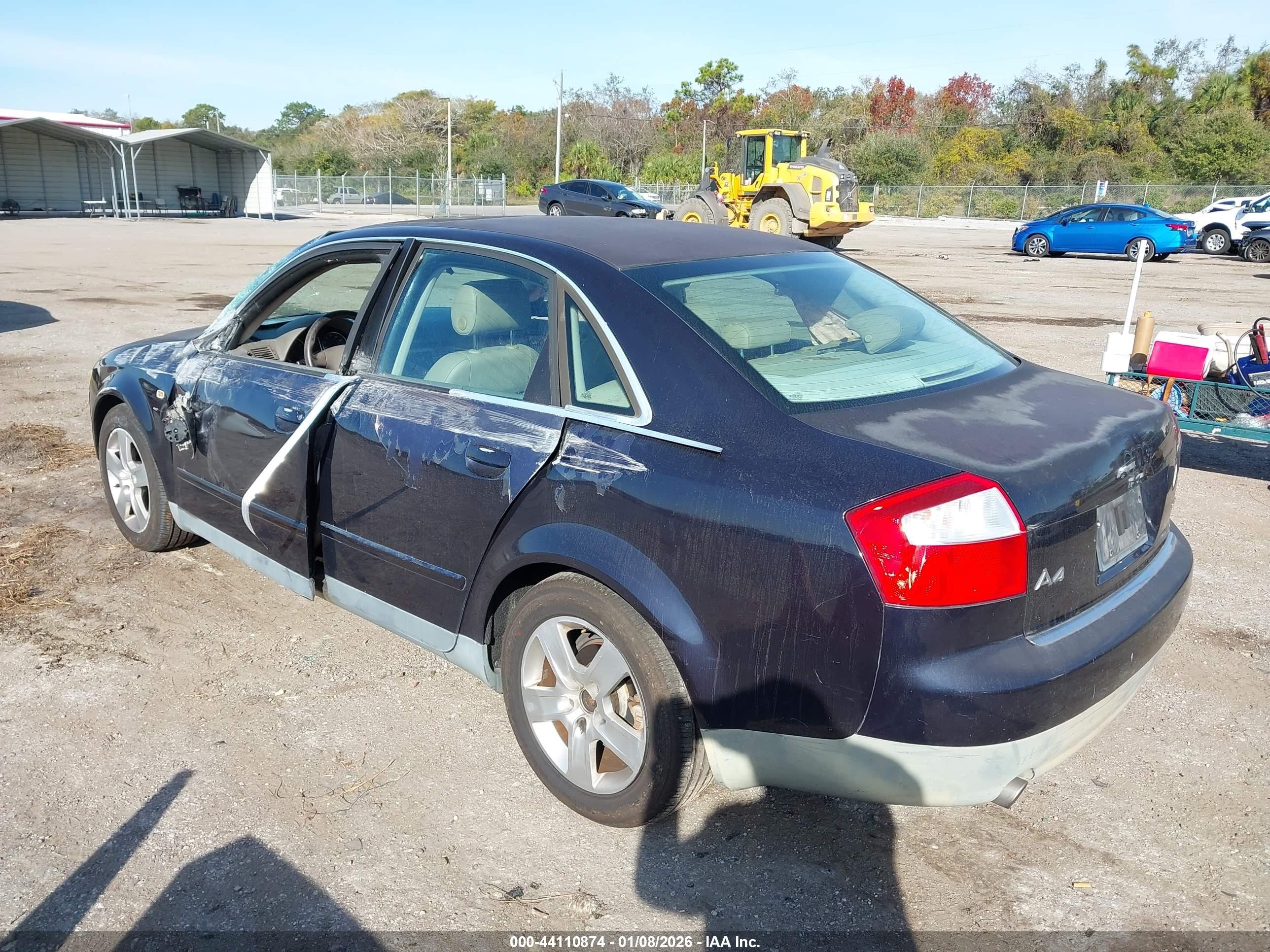 2002 Audi A4 3.0 Black vin: WAULT68E82A186470